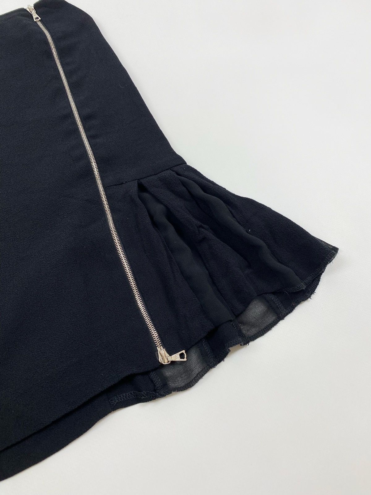 Sandro Sandro Paris Double Zipper Mini Skirt Size 26" / US 2 / IT 38 - 3 Thumbnail