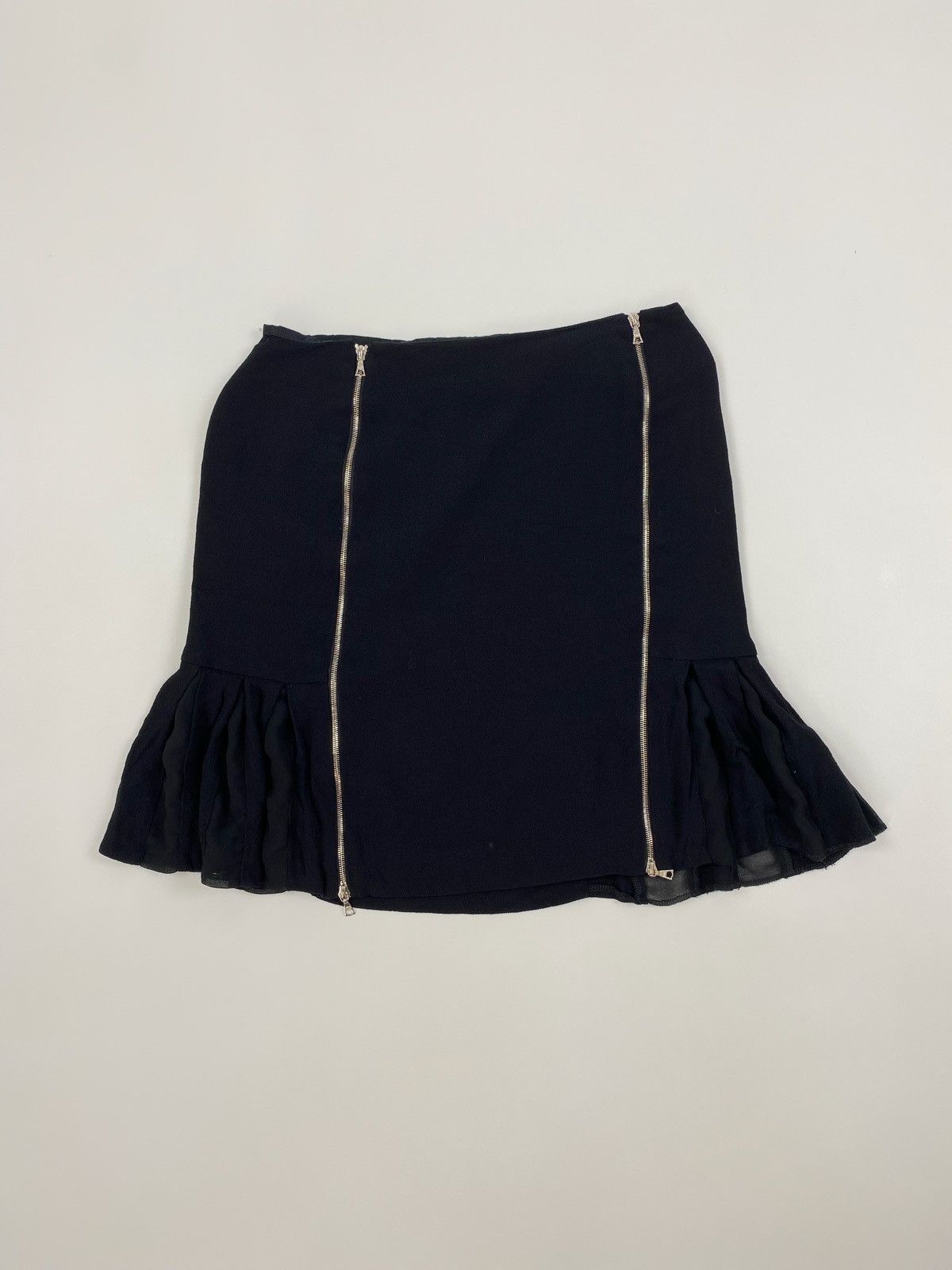 Sandro Sandro Paris Double Zipper Mini Skirt Size 26" / US 2 / IT 38 - 1 Thumbnail