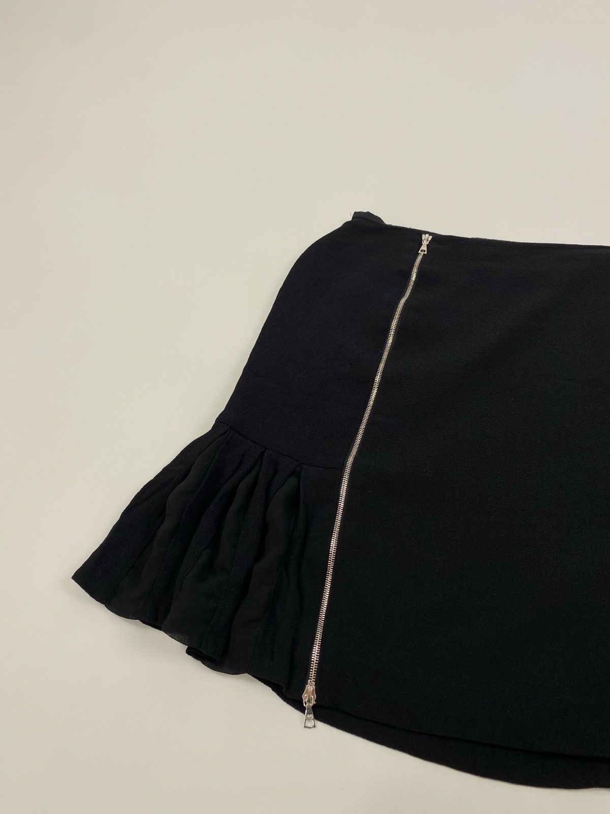 Sandro Sandro Paris Double Zipper Mini Skirt Size 26" / US 2 / IT 38 - 4 Thumbnail