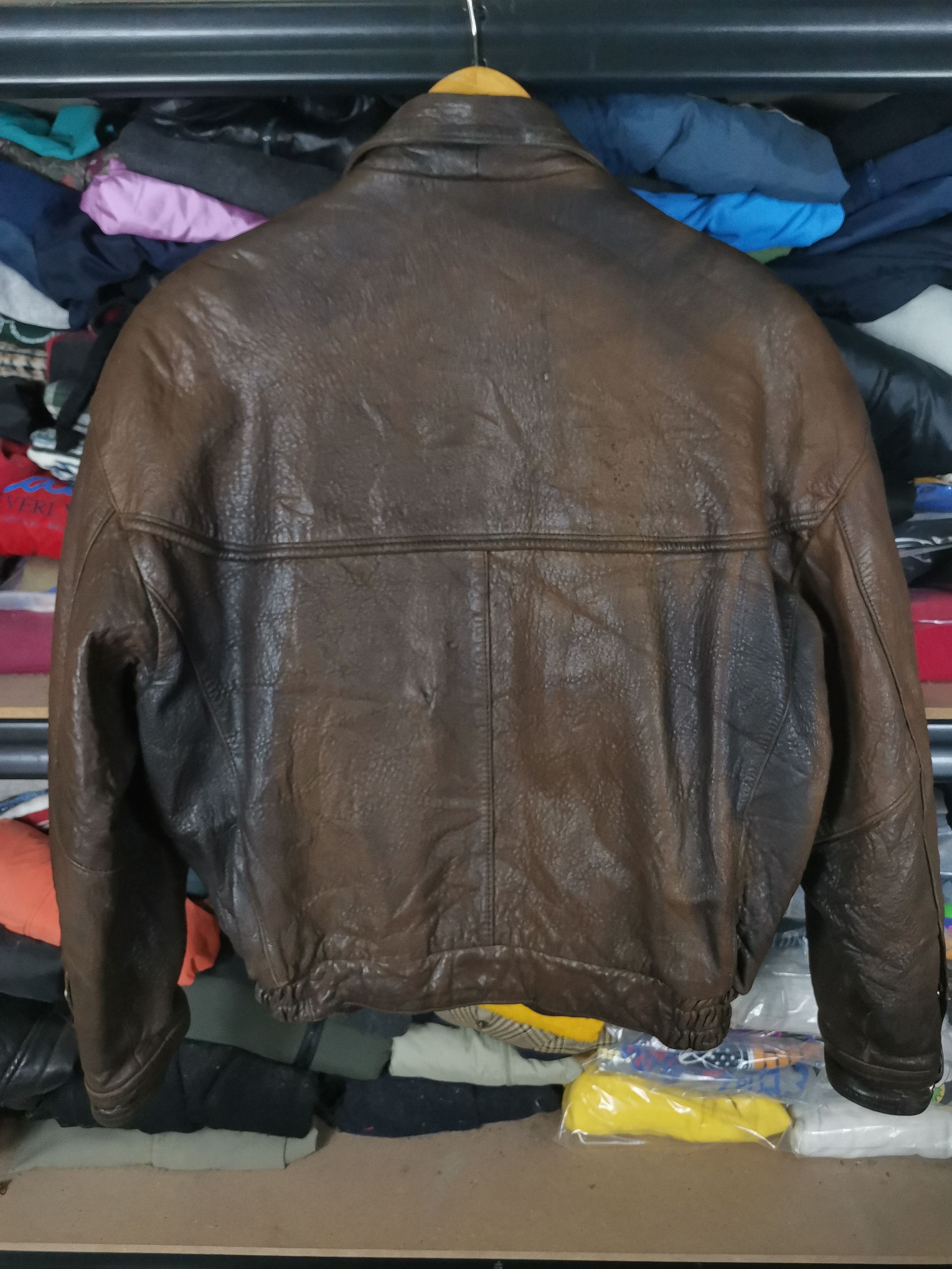 Japanese Brand Vintage 80s Sheep Skin Leather Jacket By Robert Comstock Size US S / EU 44-46 / 1 - 3 Thumbnail