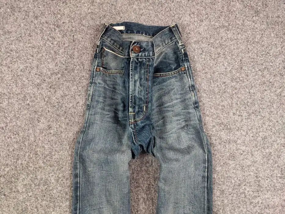 Japanese Brand Scarti-Lab Mediterranean Manufacturer Faded Selvedge Jeans Size US 33 - 3 Thumbnail