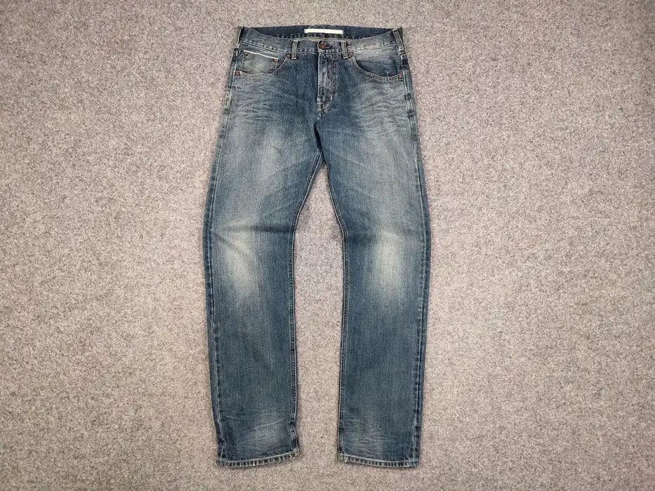 Japanese Brand Scarti-Lab Mediterranean Manufacturer Faded Selvedge Jeans Size US 33 - 5 Thumbnail
