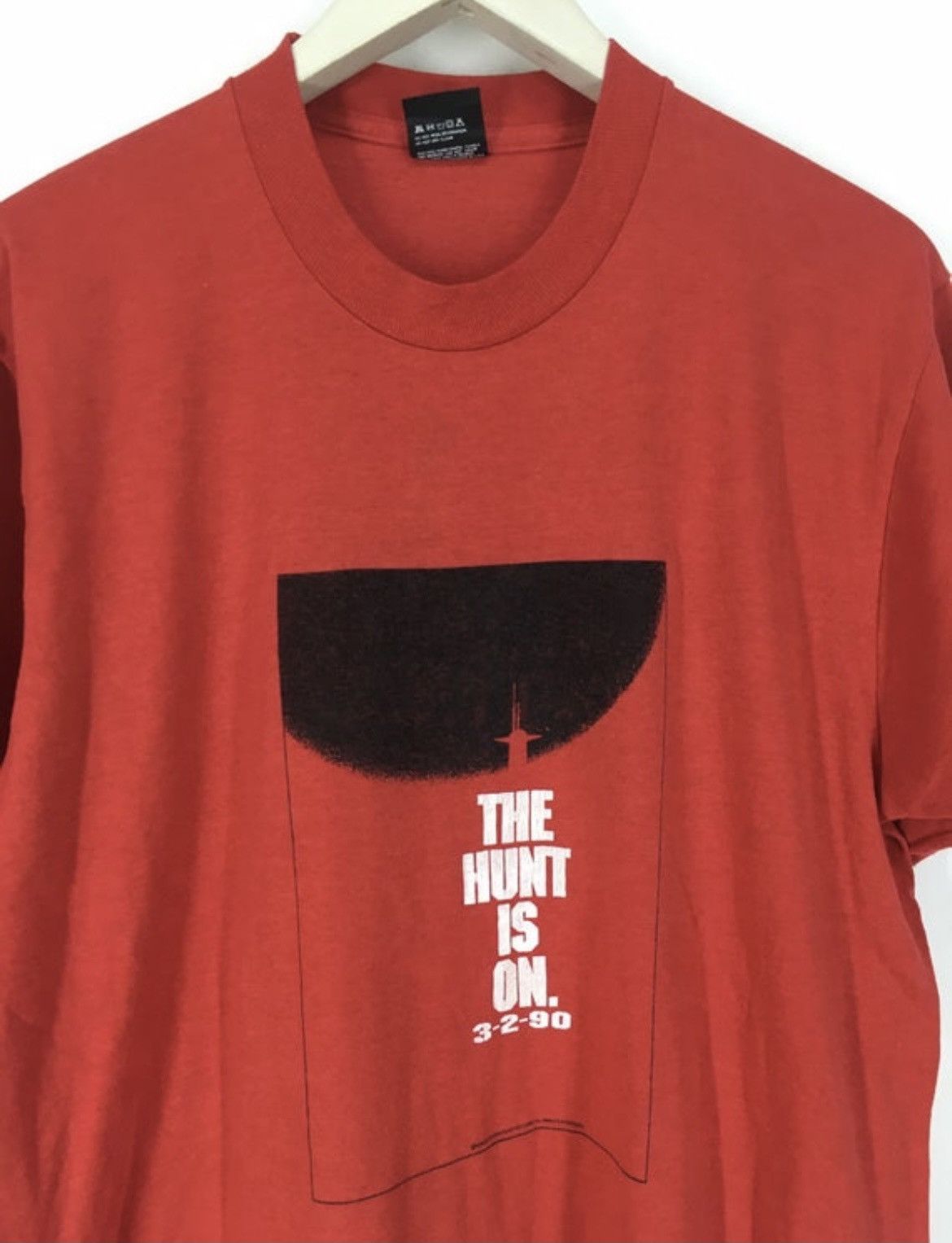 Vintage Vintage 90s The Hunt for Red October film movie promo tee Size US L / EU 52-54 / 3 - 3 Thumbnail