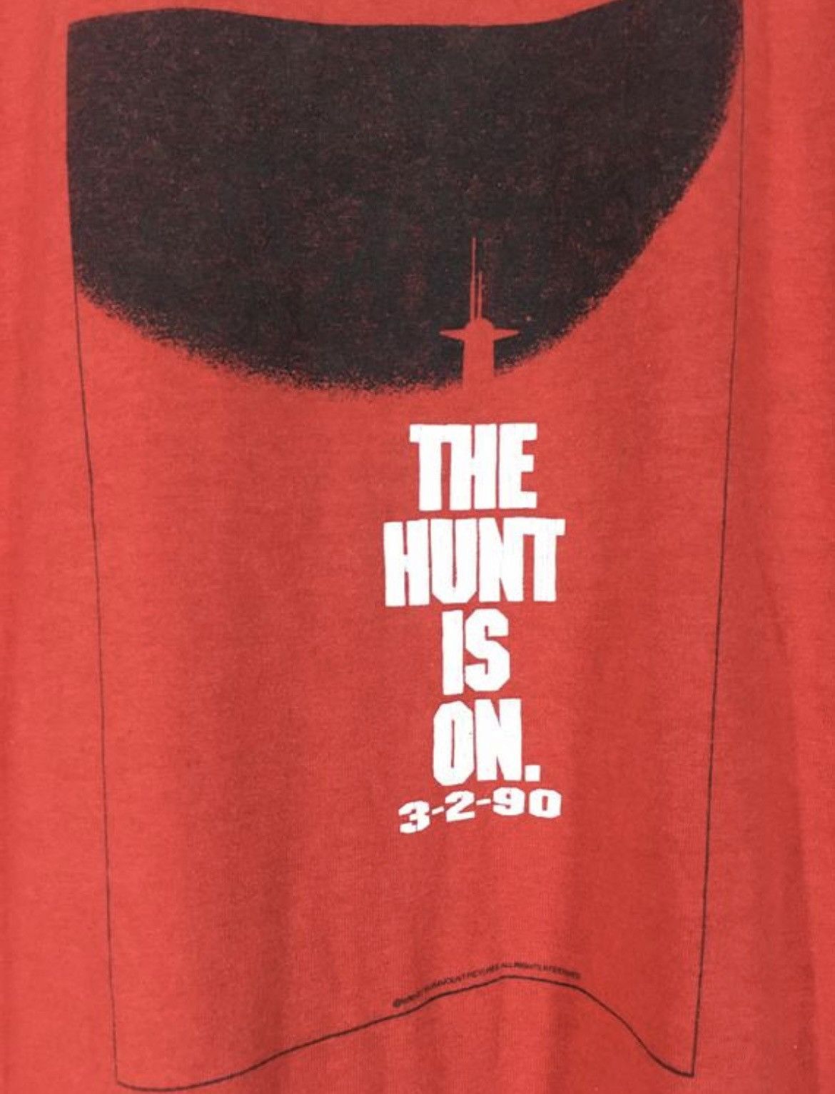 Vintage Vintage 90s The Hunt for Red October film movie promo tee Size US L / EU 52-54 / 3 - 4 Thumbnail