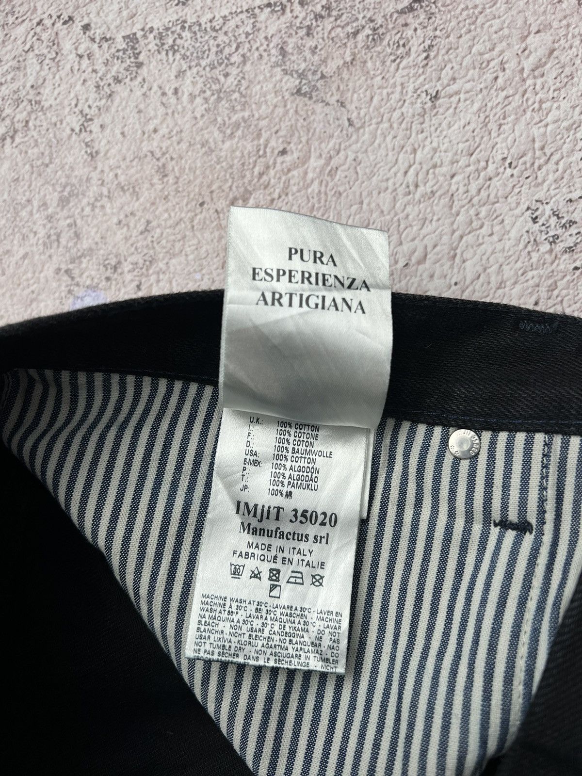 Japanese Brand IMjiT 35020 Italian Selvedge Denim Jeans Size US 33 - 16 Thumbnail