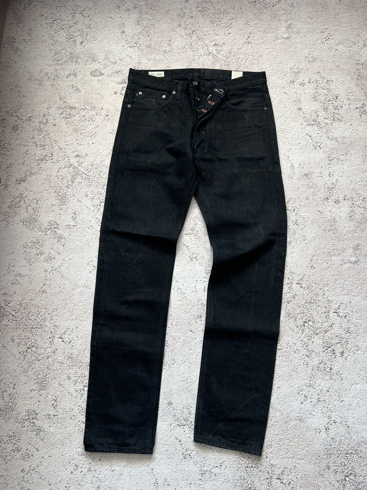 Japanese Brand IMjiT 35020 Italian Selvedge Denim Jeans Size US 33 - 3 Thumbnail