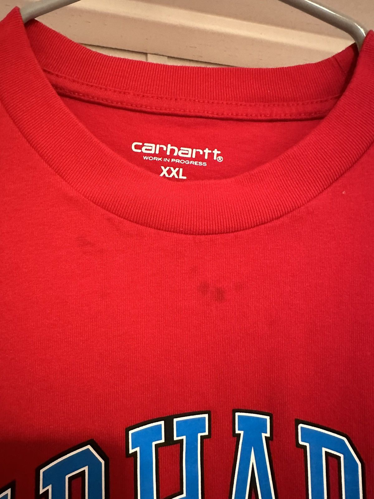 Carhartt × Carhartt Wip Carhartt WIP Red Logo T Shirt Size XXL Size US XL / EU 56 / 4 - 2 Thumbnail