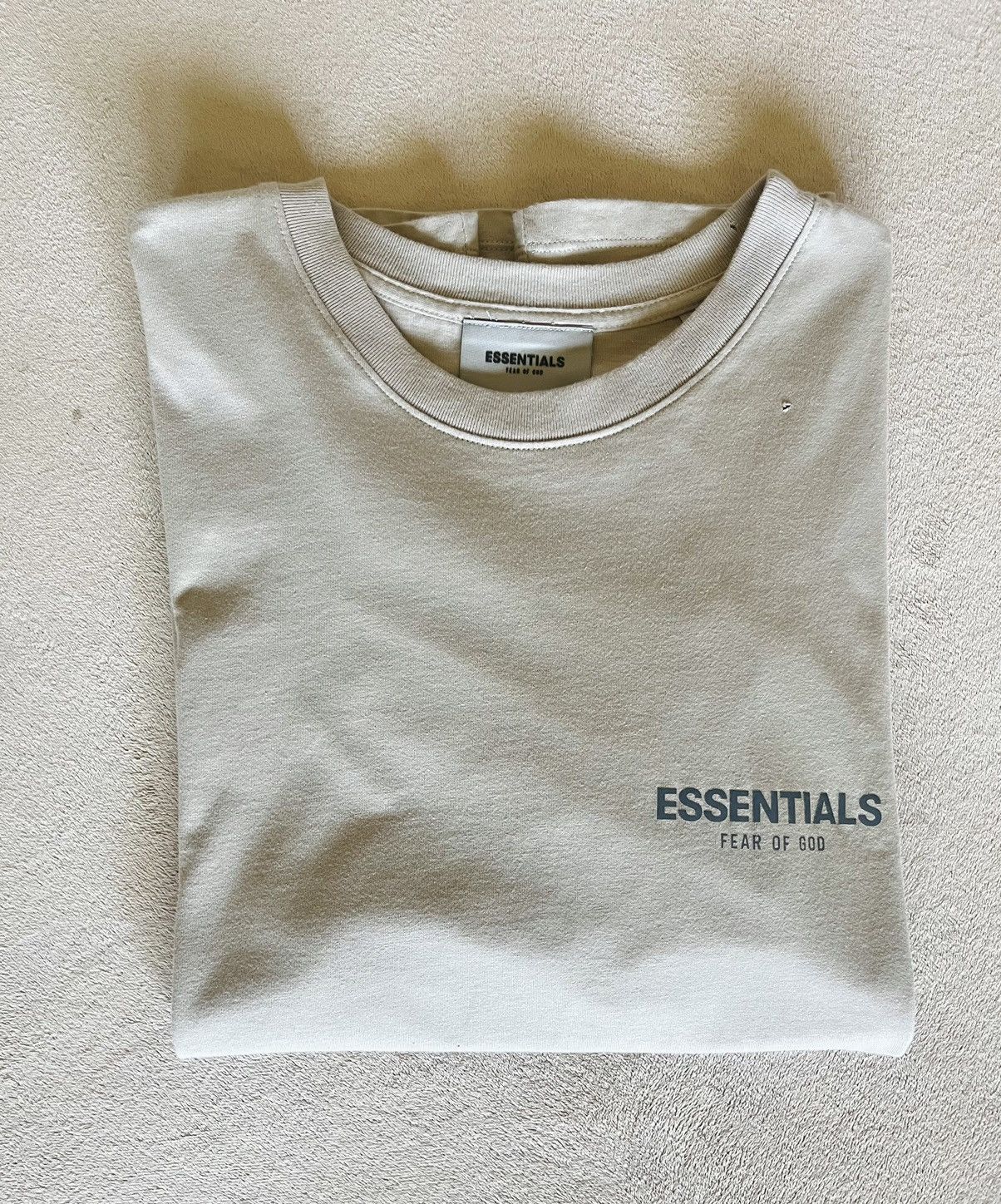 Essentials × Fear of God Fear Of God ESSENTIALS S/S Top (Beige) - Medium Size US M / EU 48-50 / 2 - 2 Thumbnail