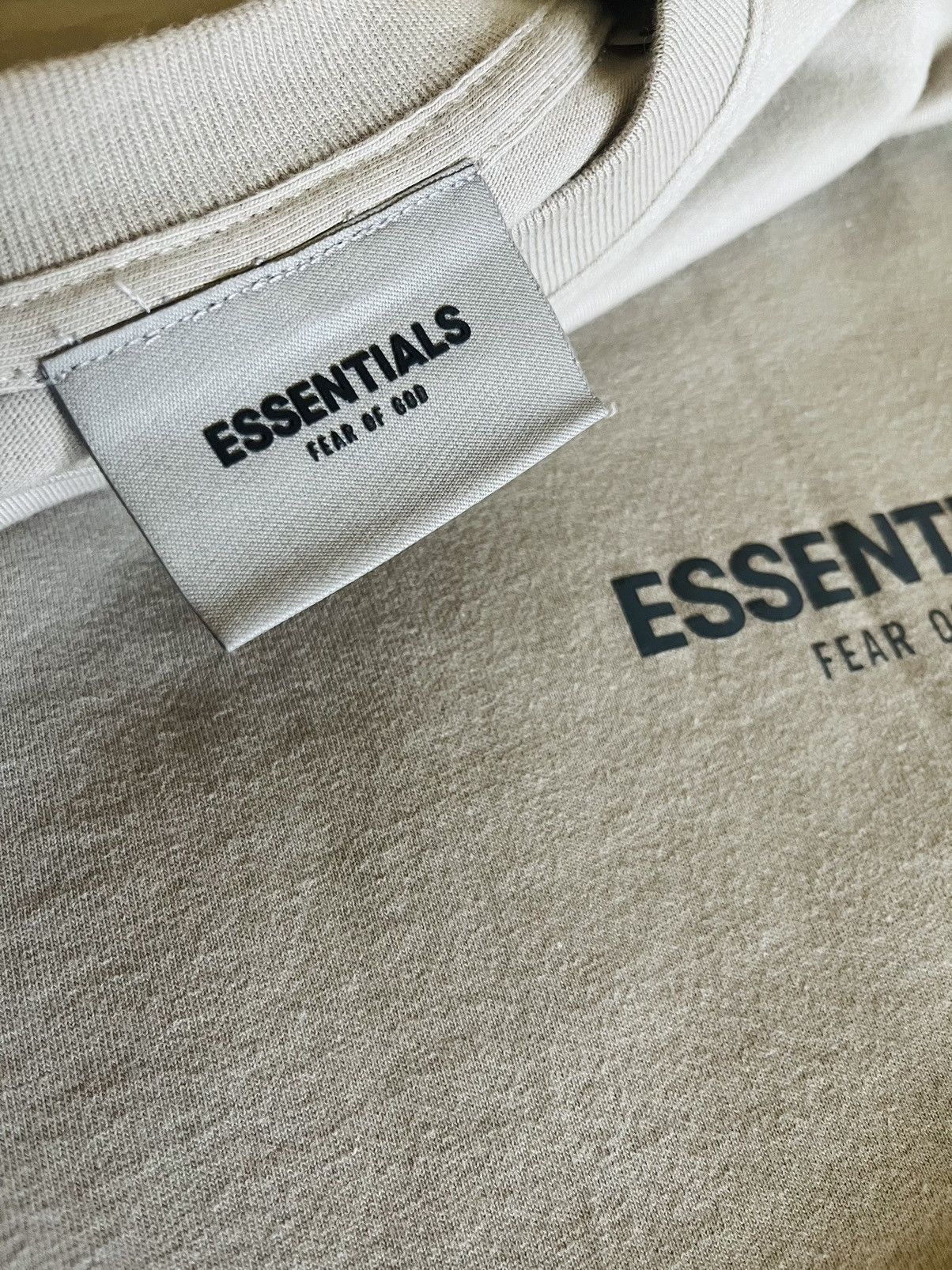 Essentials × Fear of God Fear Of God ESSENTIALS S/S Top (Beige) - Medium Size US M / EU 48-50 / 2 - 5 Thumbnail