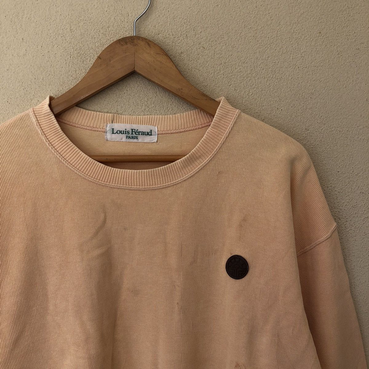 Japanese Brand VINTAGE LOUIS FERAUD PARIS SWEATSHIRT BIG LOGO EMBROIDERED Size US M / EU 48-50 / 2 - 7 Thumbnail