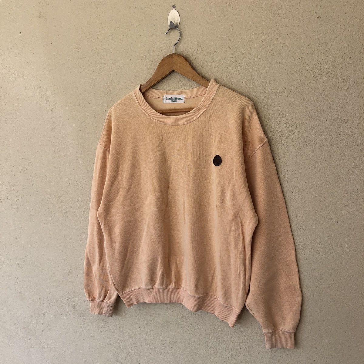 Japanese Brand VINTAGE LOUIS FERAUD PARIS SWEATSHIRT BIG LOGO EMBROIDERED Size US M / EU 48-50 / 2 - 6 Thumbnail