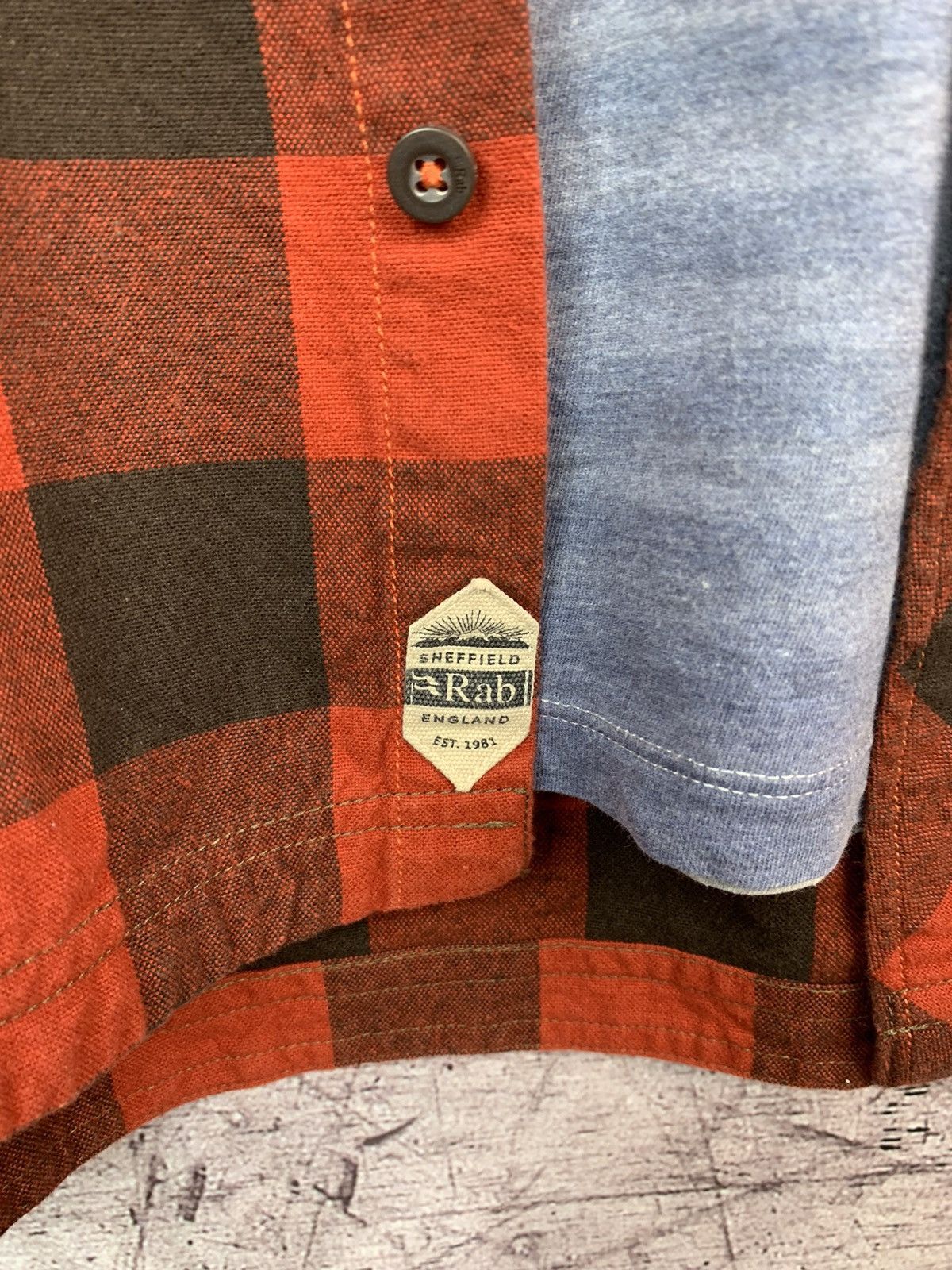 Flannel × Rab Vintage RAB Mens Flannel Shirt Travis Scott Style Size US S / EU 44-46 / 1 - 9 Thumbnail