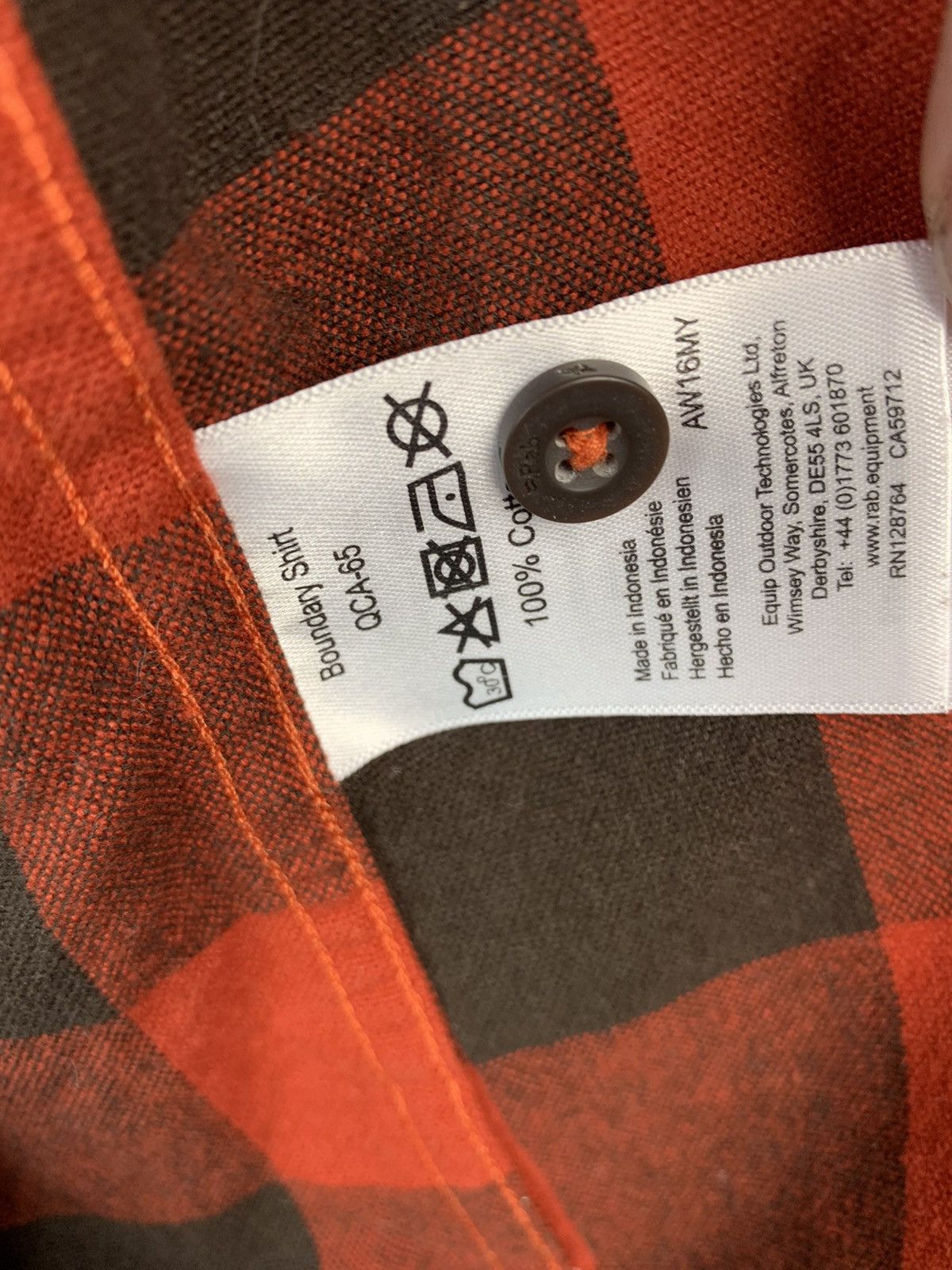 Flannel × Rab Vintage RAB Mens Flannel Shirt Travis Scott Style Size US S / EU 44-46 / 1 - 4 Thumbnail