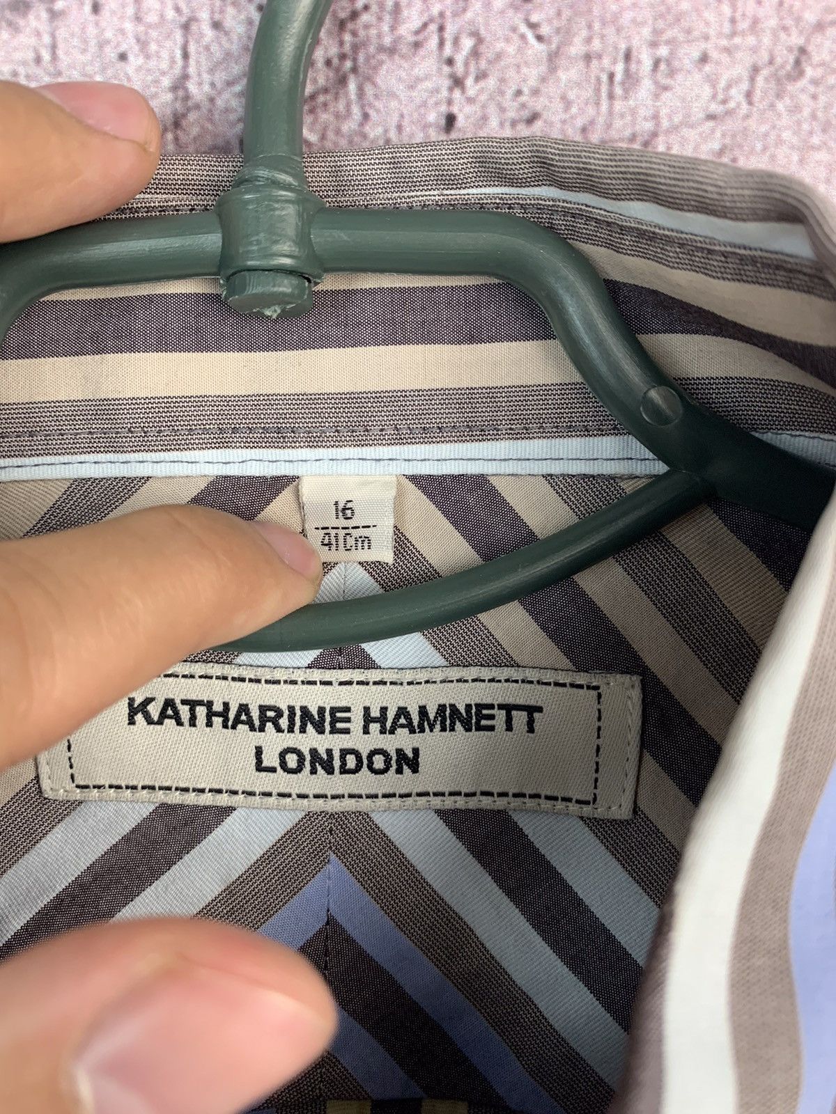 Katharine Hamnett London Vintage Katharine Hamnett London Shirt Size US L / EU 52-54 / 3 - 8 Thumbnail