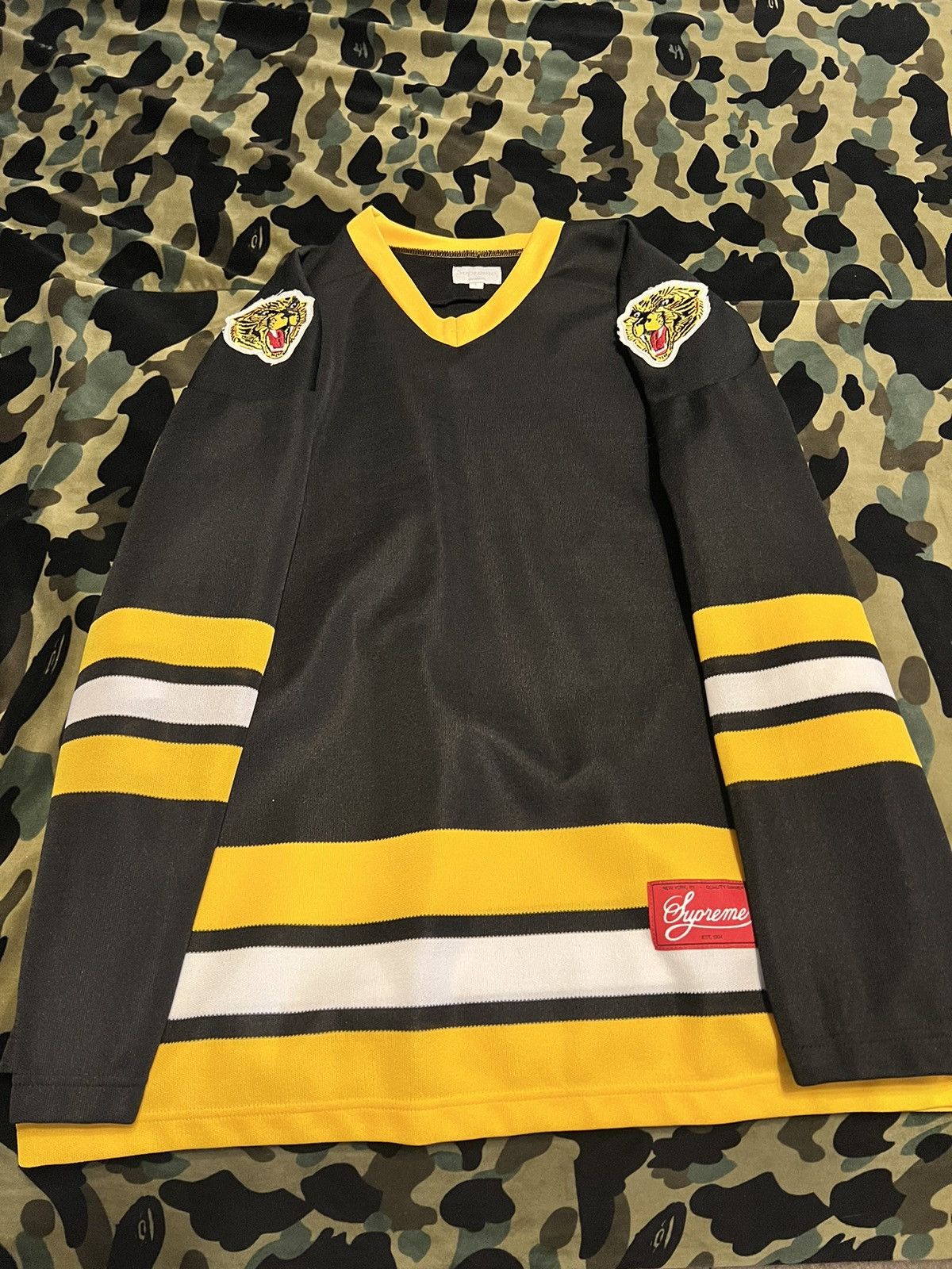 Supreme freaky hockey clearance jersey