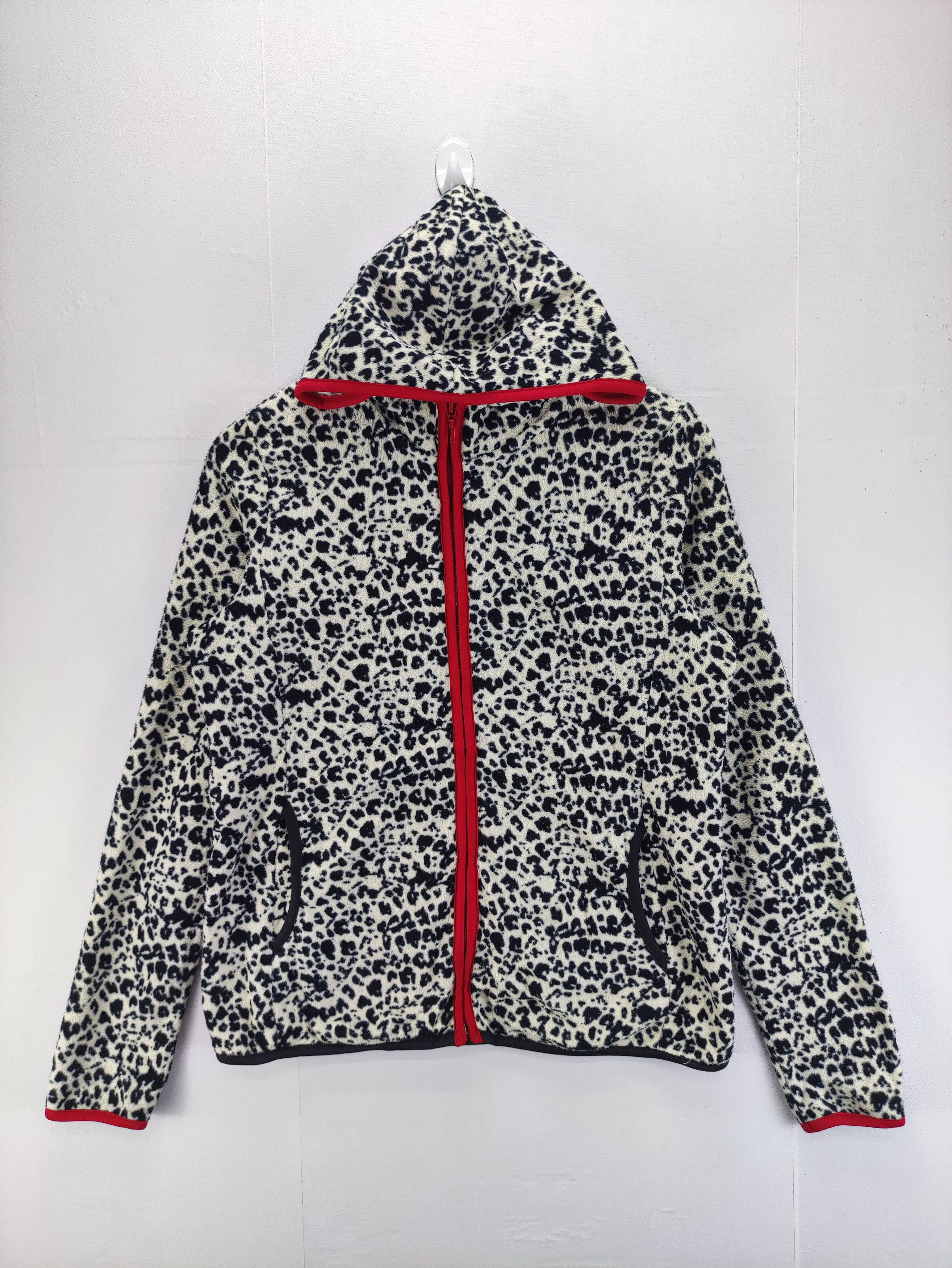 Uniqlo Uniqlo Sweater Fleece Hoodie Pattern Leopard Size S / US 4 / IT 40 - 1 Thumbnail