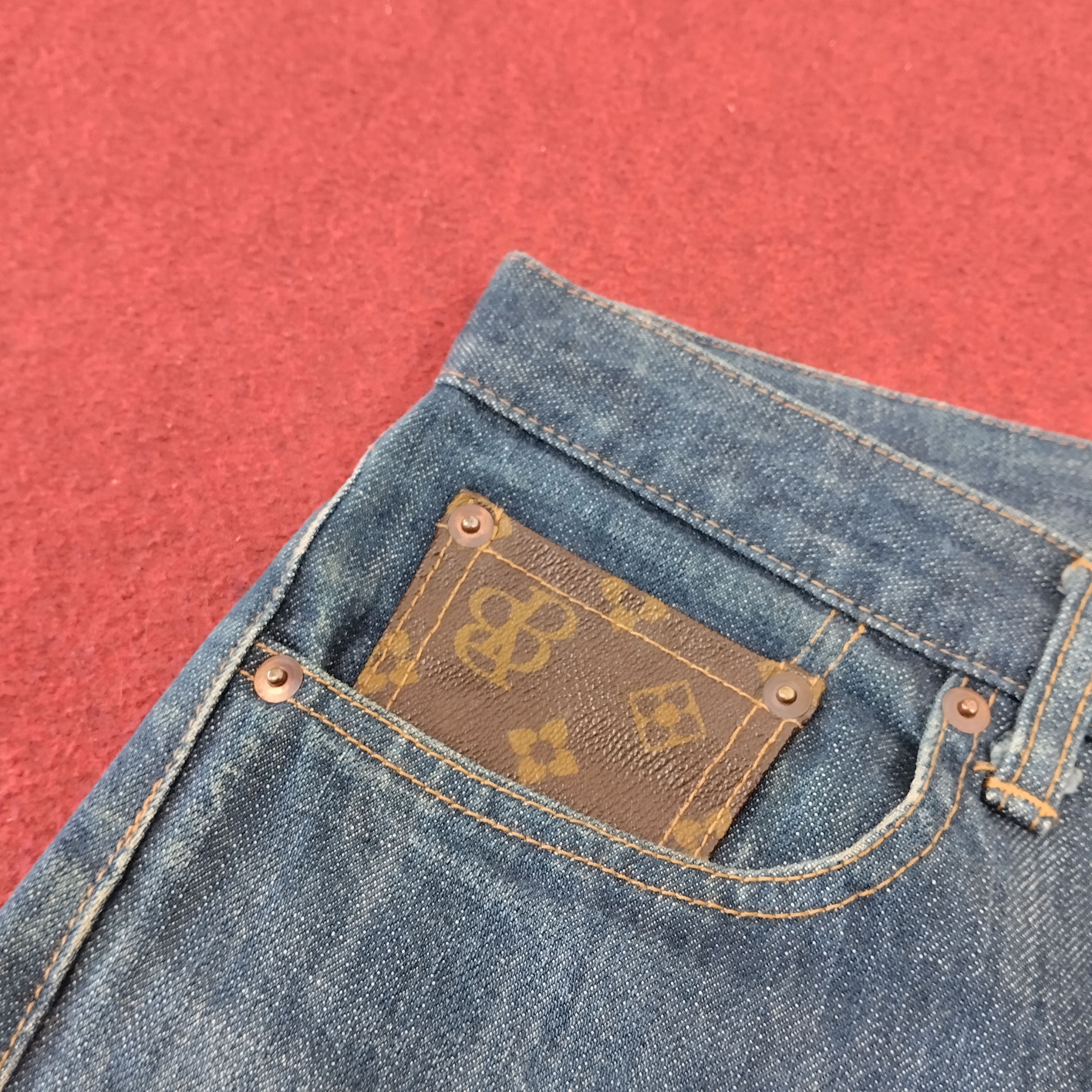 Beams Plus Beams Boy Monogram Pocket Design Vintage Denim Jeans Size US 34 / EU 50 - 12 Thumbnail