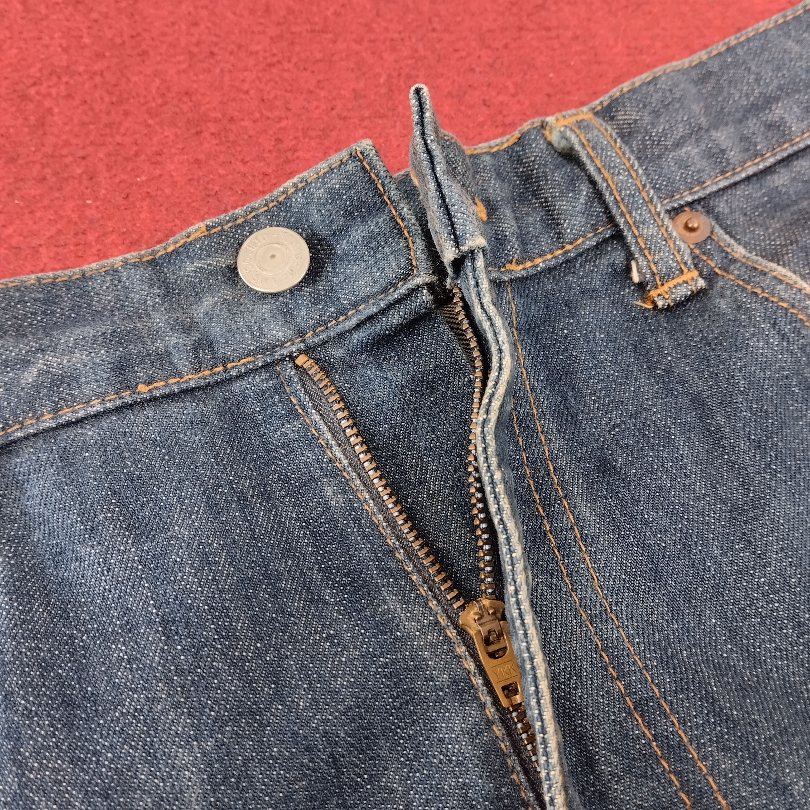 Beams Plus Beams Boy Monogram Pocket Design Vintage Denim Jeans Size US 34 / EU 50 - 8 Thumbnail