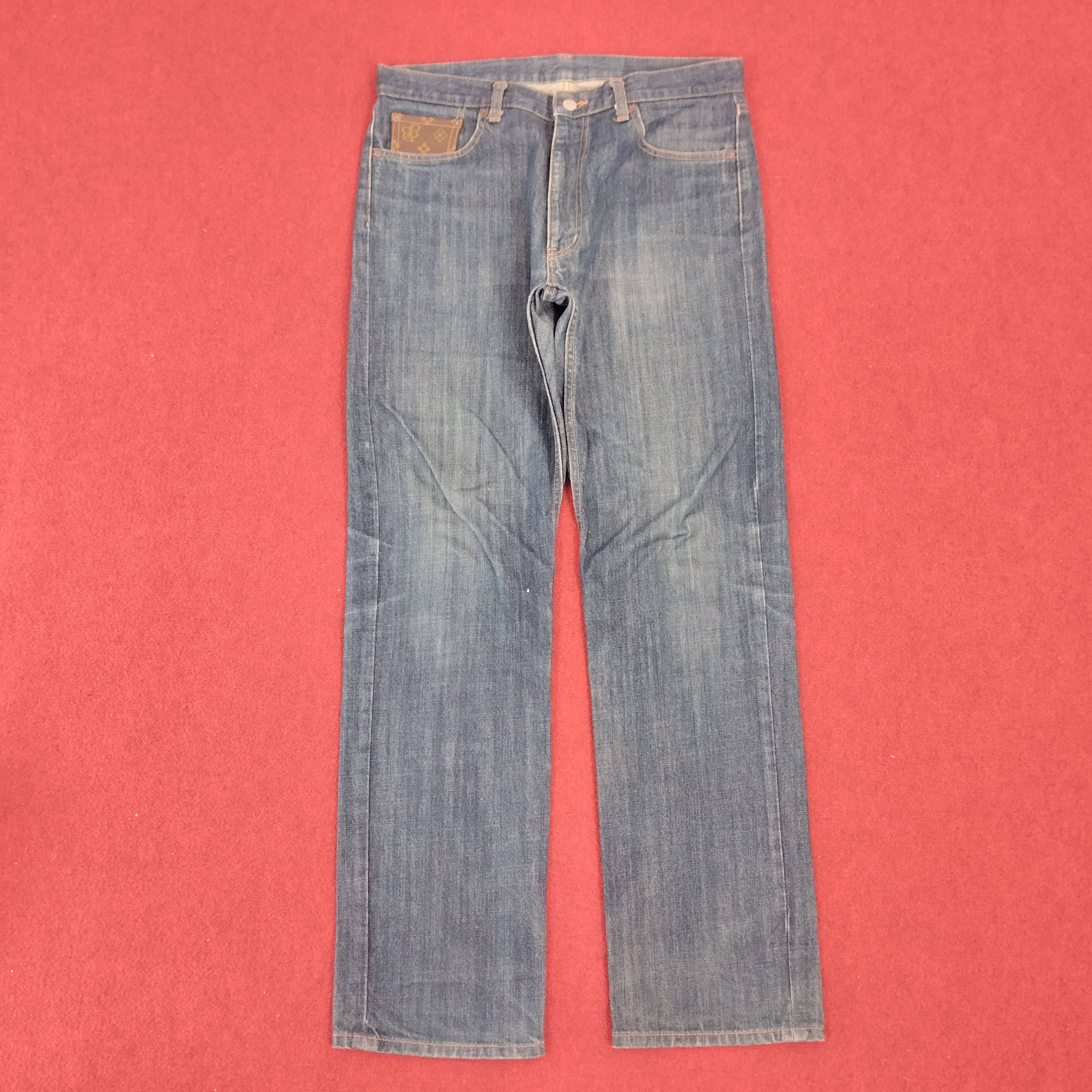 Beams Plus Beams Boy Monogram Pocket Design Vintage Denim Jeans Size US 34 / EU 50 - 4 Thumbnail