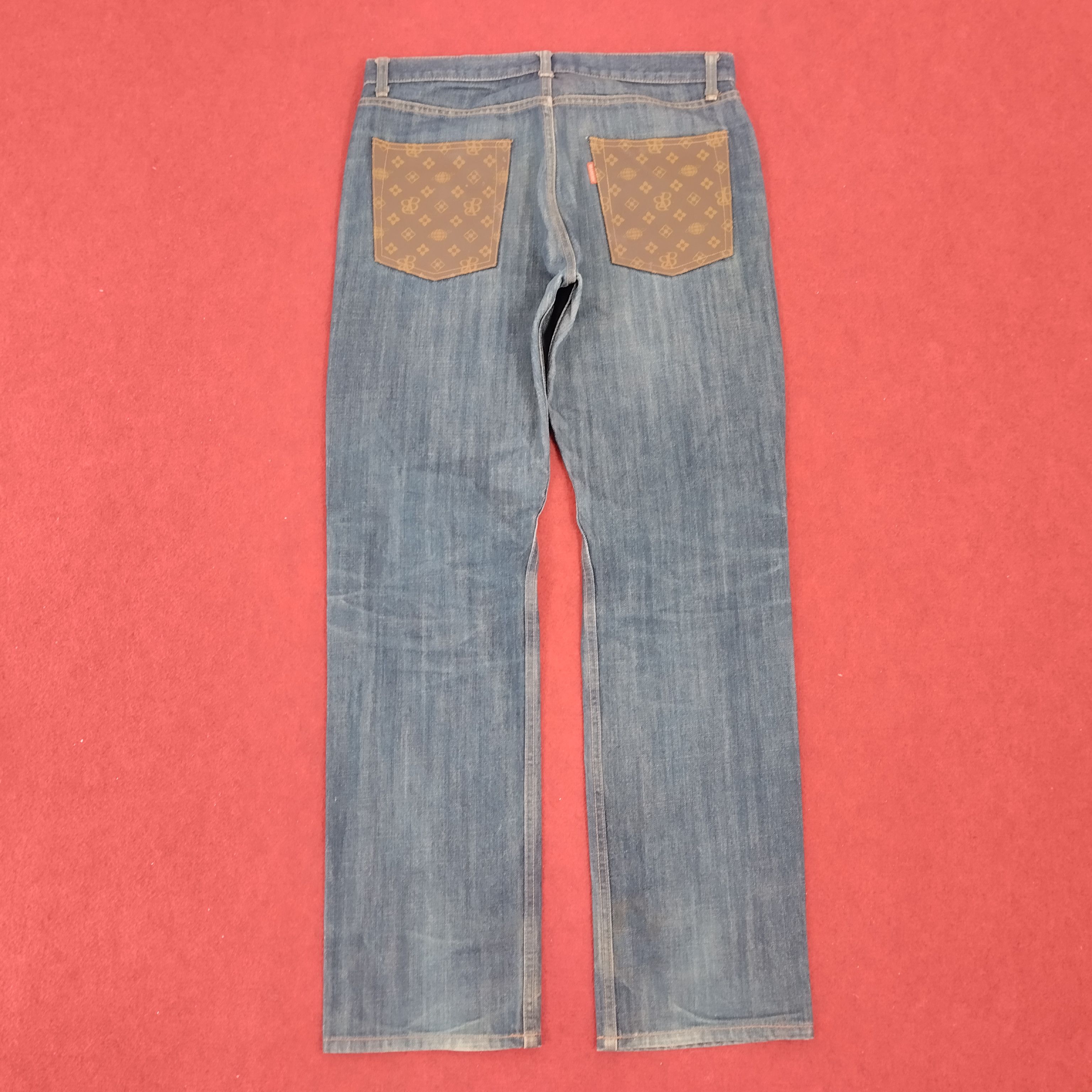 Beams Plus Beams Boy Monogram Pocket Design Vintage Denim Jeans Size US 34 / EU 50 - 1 Thumbnail