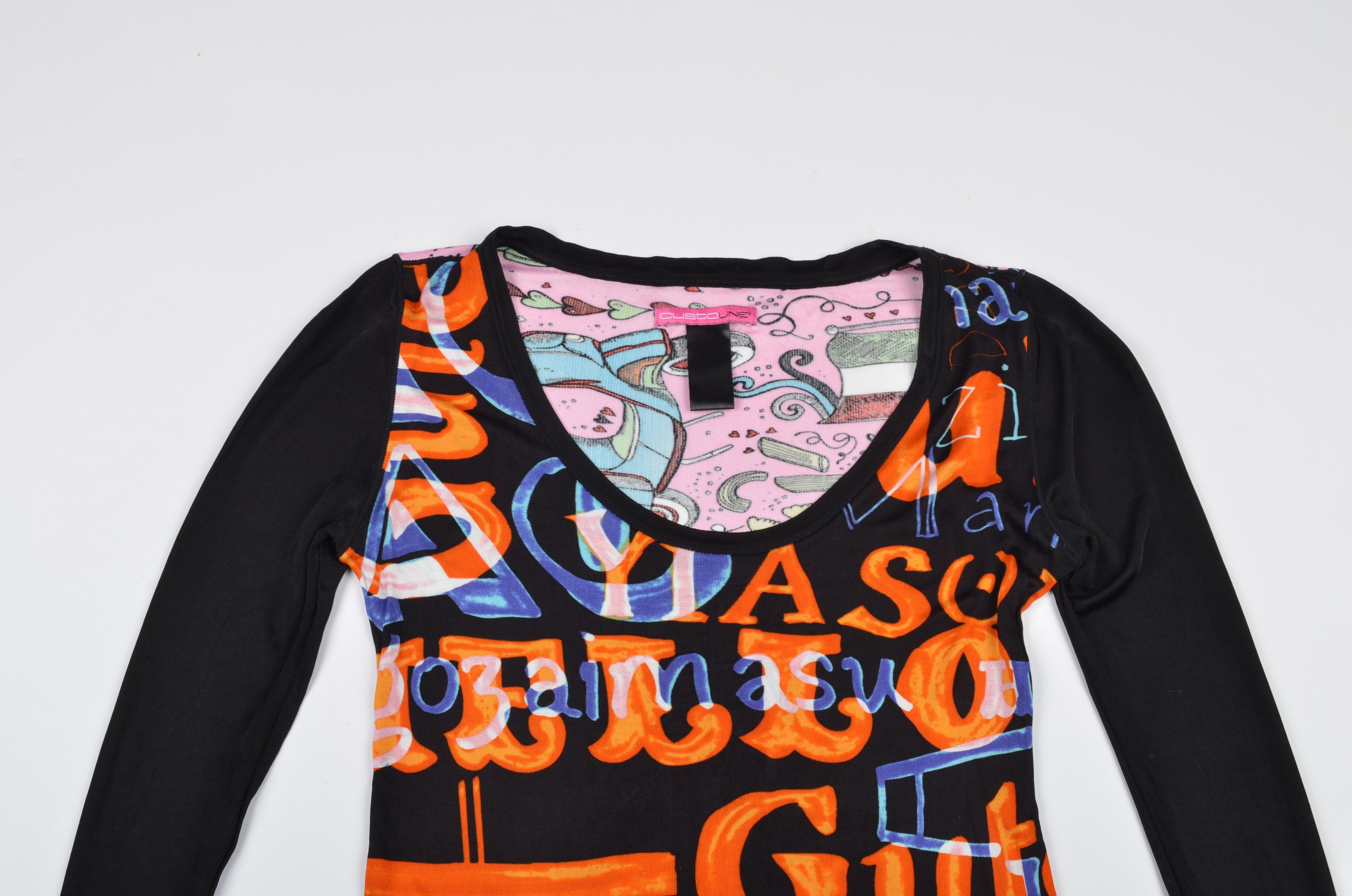 Other Vintage Custo Barcelona Printed Longsleeve Size M / US 6-8 / IT 42-44 - 5 Thumbnail