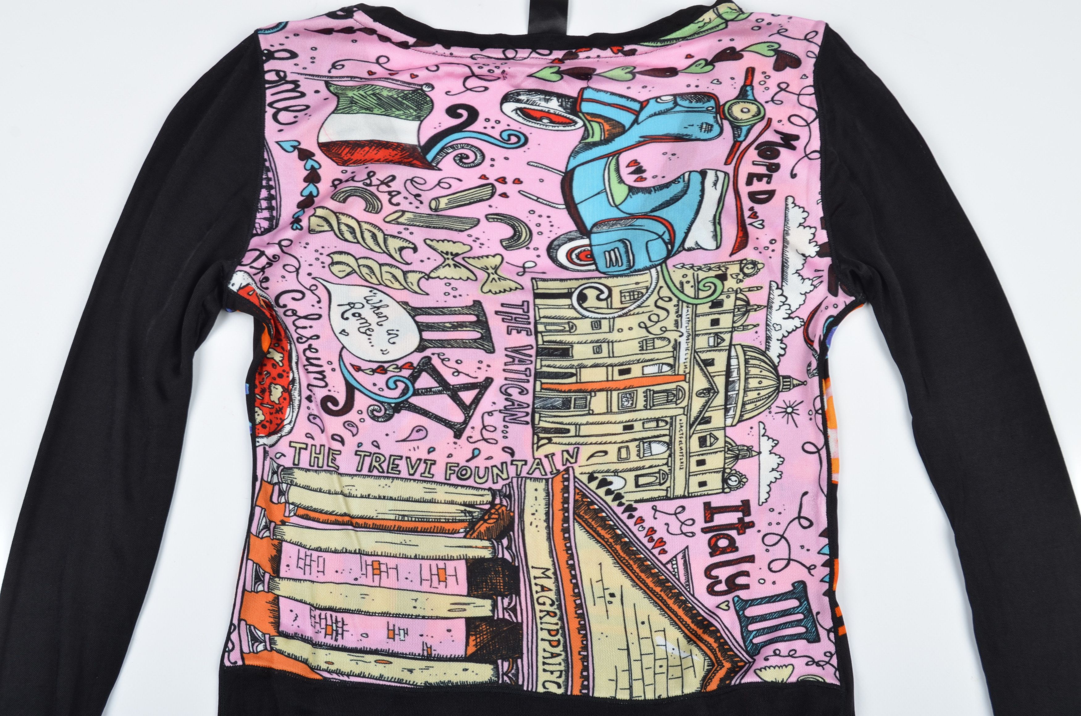 Other Vintage Custo Barcelona Printed Longsleeve Size M / US 6-8 / IT 42-44 - 8 Thumbnail