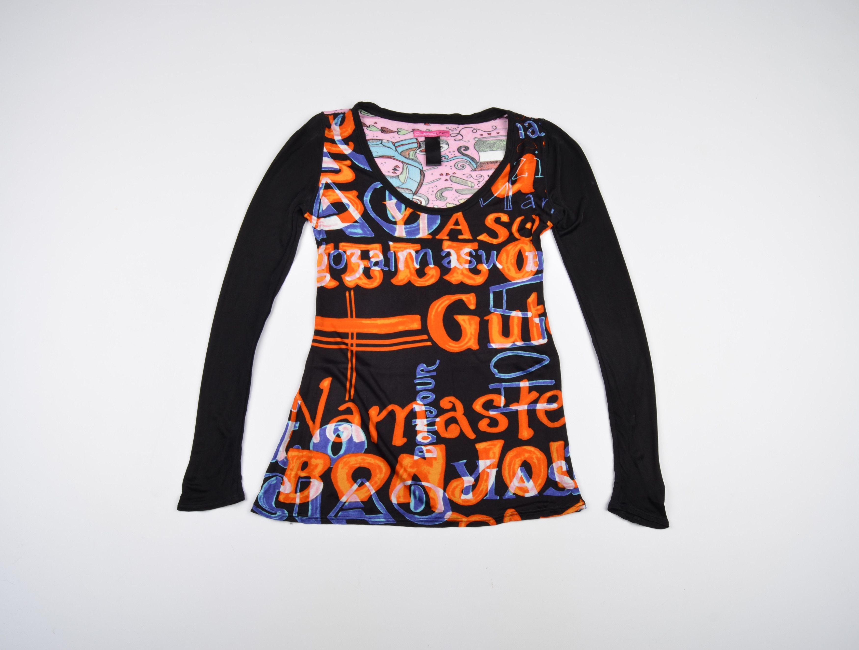 Other Vintage Custo Barcelona Printed Longsleeve Size M / US 6-8 / IT 42-44 - 4 Thumbnail