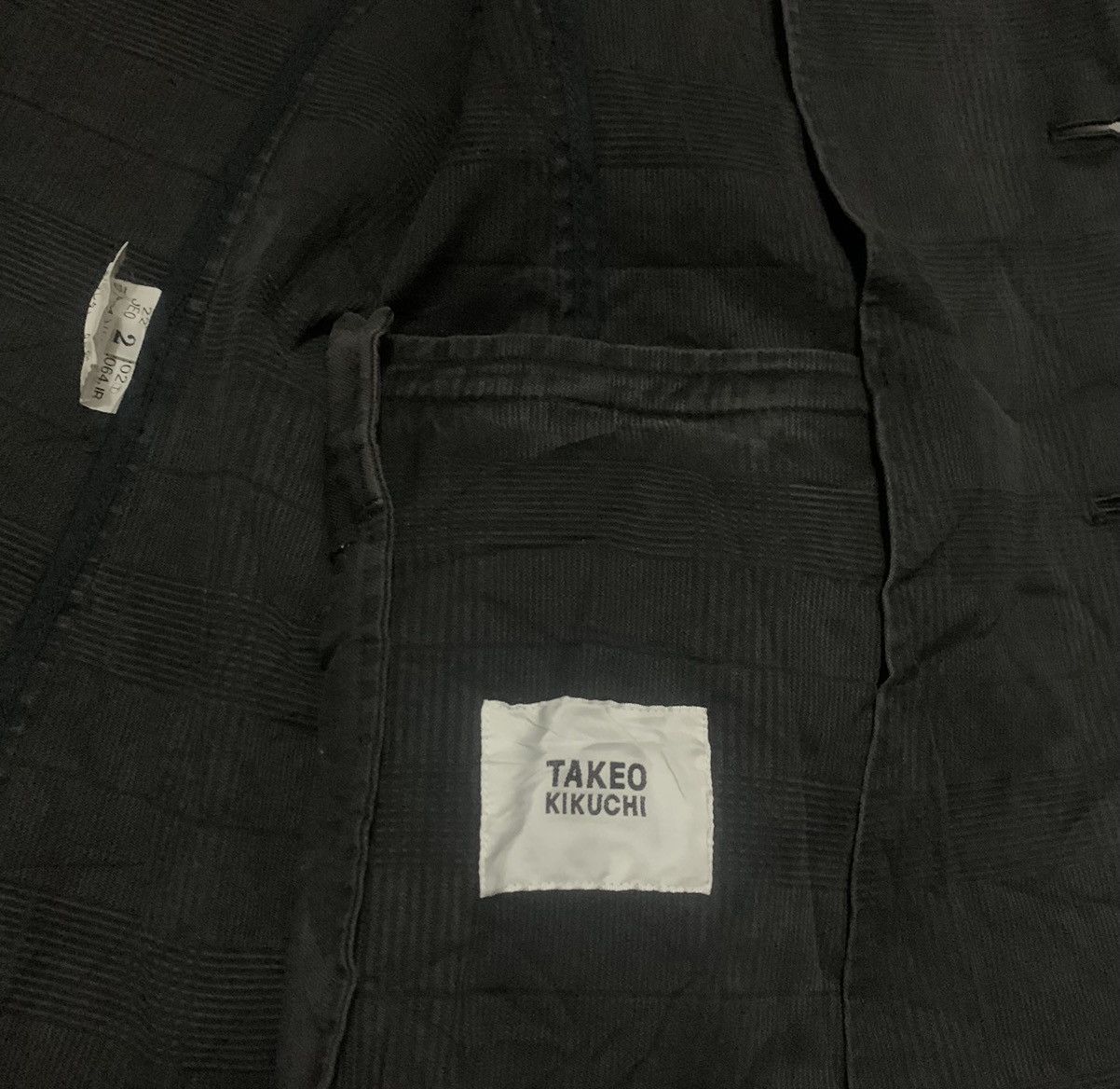 Japanese Brand Japanese Brand Takeo Chekered Coats Jacket Size US M / EU 48-50 / 2 - 4 Thumbnail