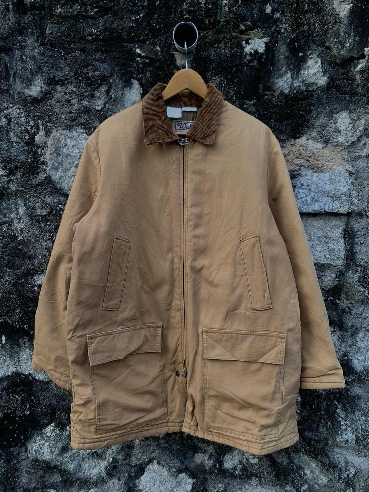 image of Made In USA x Vintage Walls Blizzard-Pruf U.s.a Workwear Detroit Jacket in Brown, Men's (Size Large