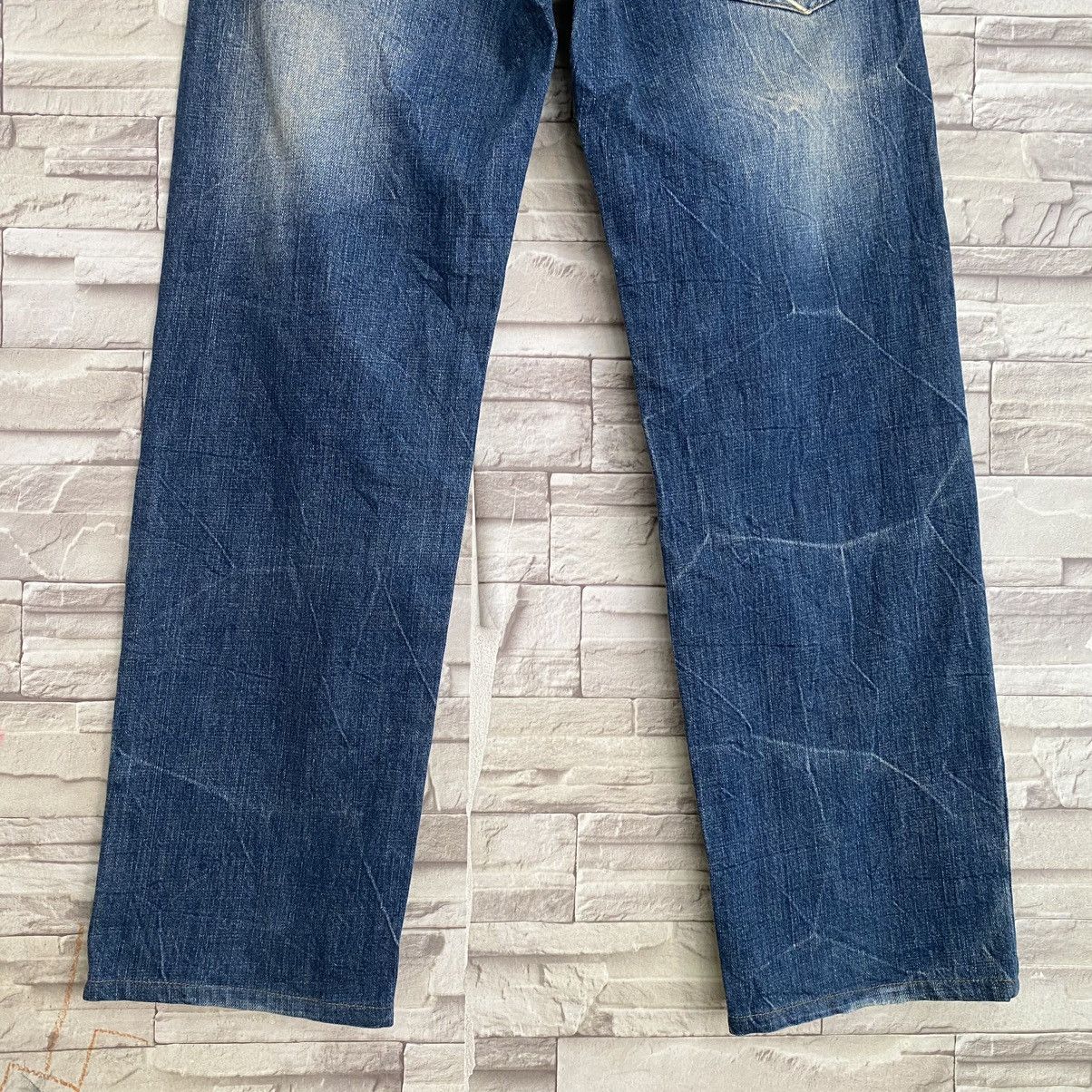 Karakuri Tamashii Karakuri Tamashii Denim Embroidery Jeans Multipocket Size US 31 - 12 Thumbnail