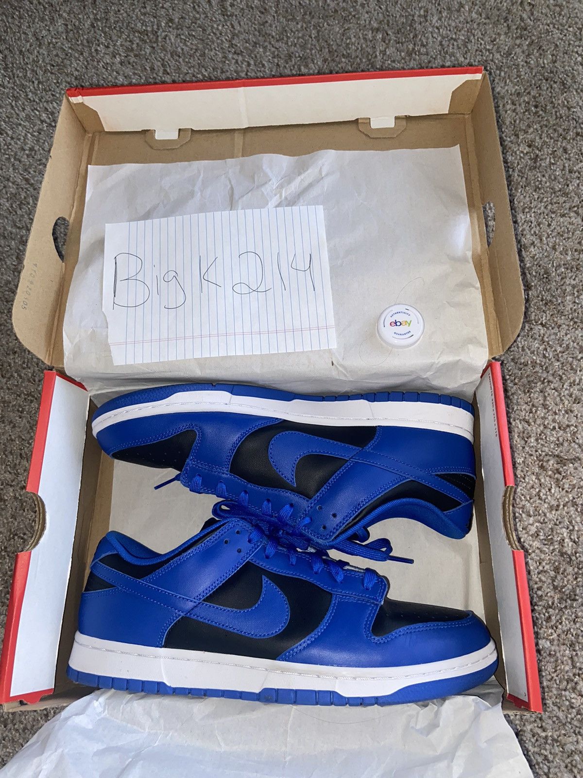 Nike Nike dunk low retro cobalt mens 11.5 Size US 11.5 / EU 44-45 - 8 Thumbnail