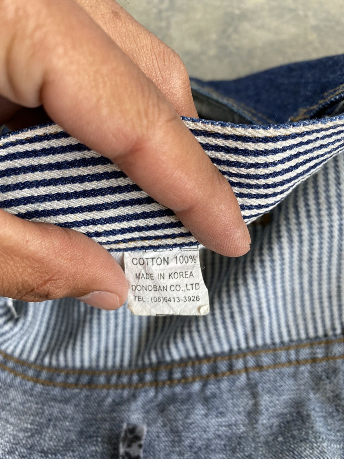 Japanese Brand Vintage Nap Of The Earth Distressed Denim Pants Size US 34 / EU 50 - 13 Thumbnail