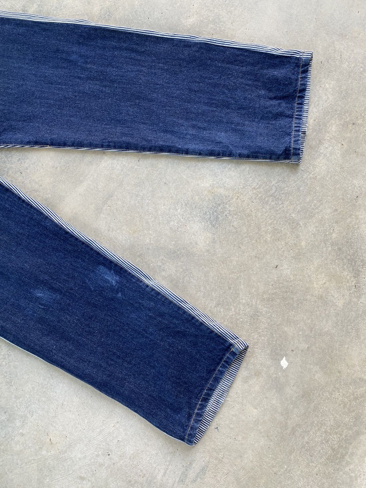 Japanese Brand Vintage Nap Of The Earth Distressed Denim Pants Size US 34 / EU 50 - 4 Thumbnail