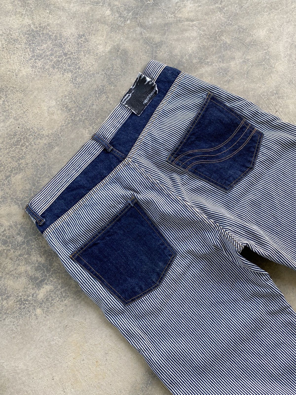 Japanese Brand Vintage Nap Of The Earth Distressed Denim Pants Size US 34 / EU 50 - 5 Thumbnail