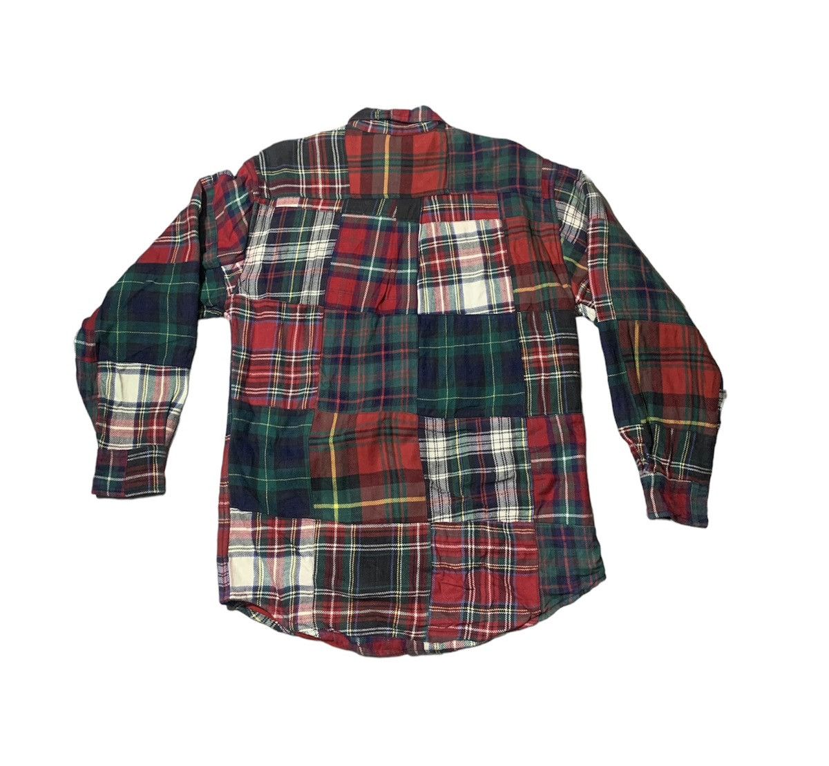 Japanese Brand Vintage Japanese Brand J Crew Patchwork Flannel Shirt Size US XS / EU 42 / 0 - 3 Thumbnail