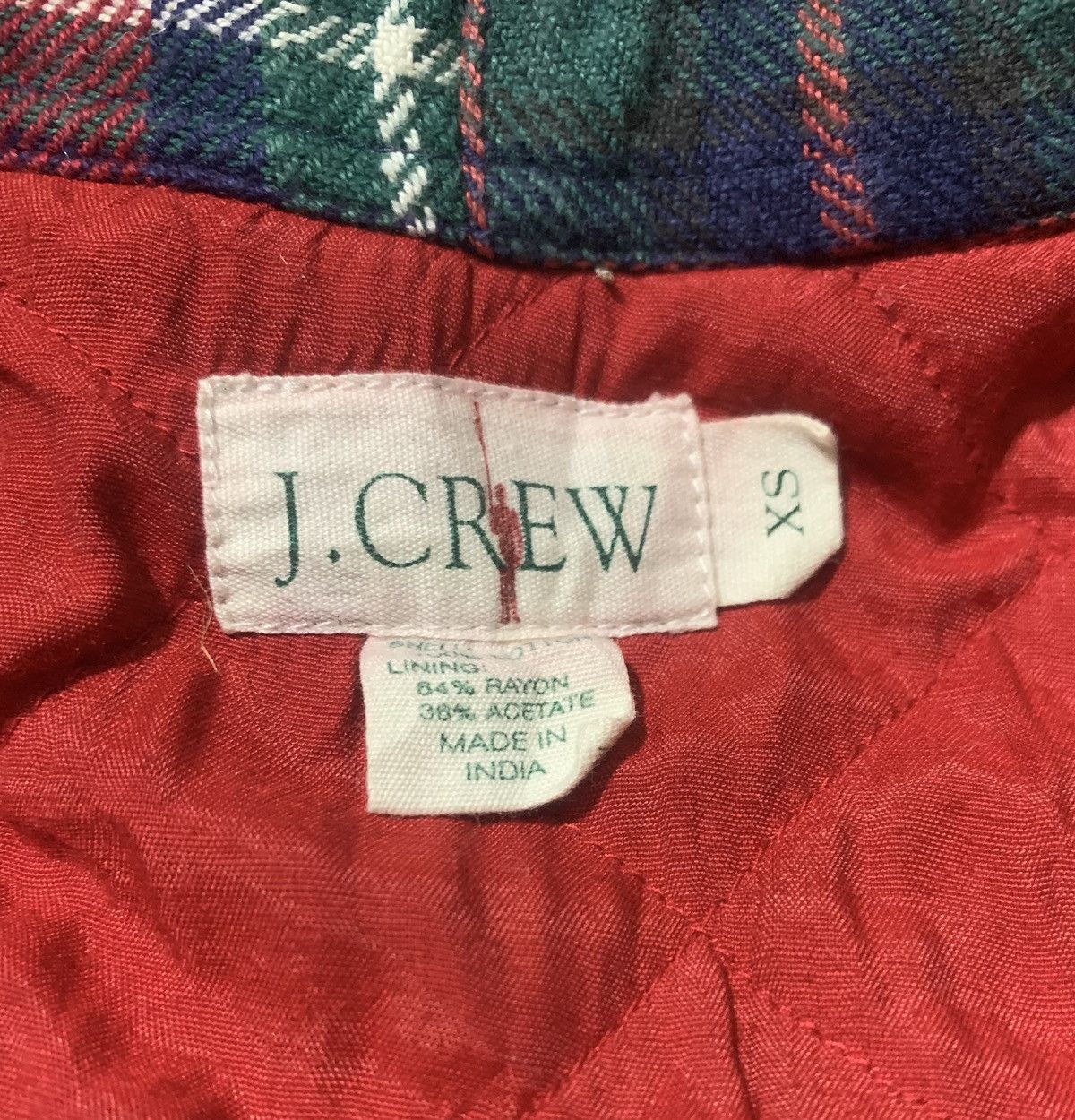 Japanese Brand Vintage Japanese Brand J Crew Patchwork Flannel Shirt Size US XS / EU 42 / 0 - 4 Thumbnail