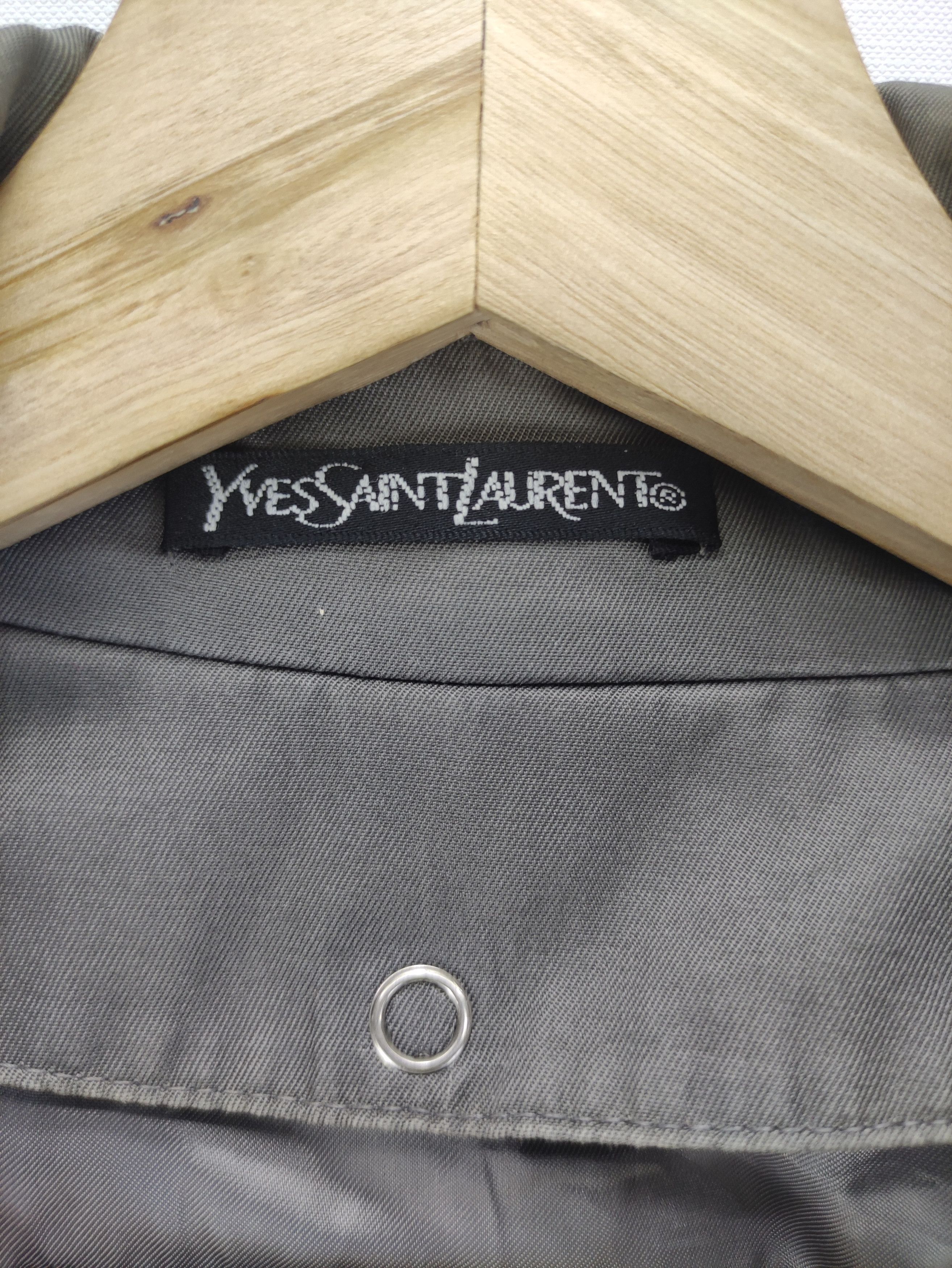 Yves Saint Laurent Vintage Yves Saint Laurent Trench Coat Jacket Size US L / EU 52-54 / 3 - 6 Thumbnail