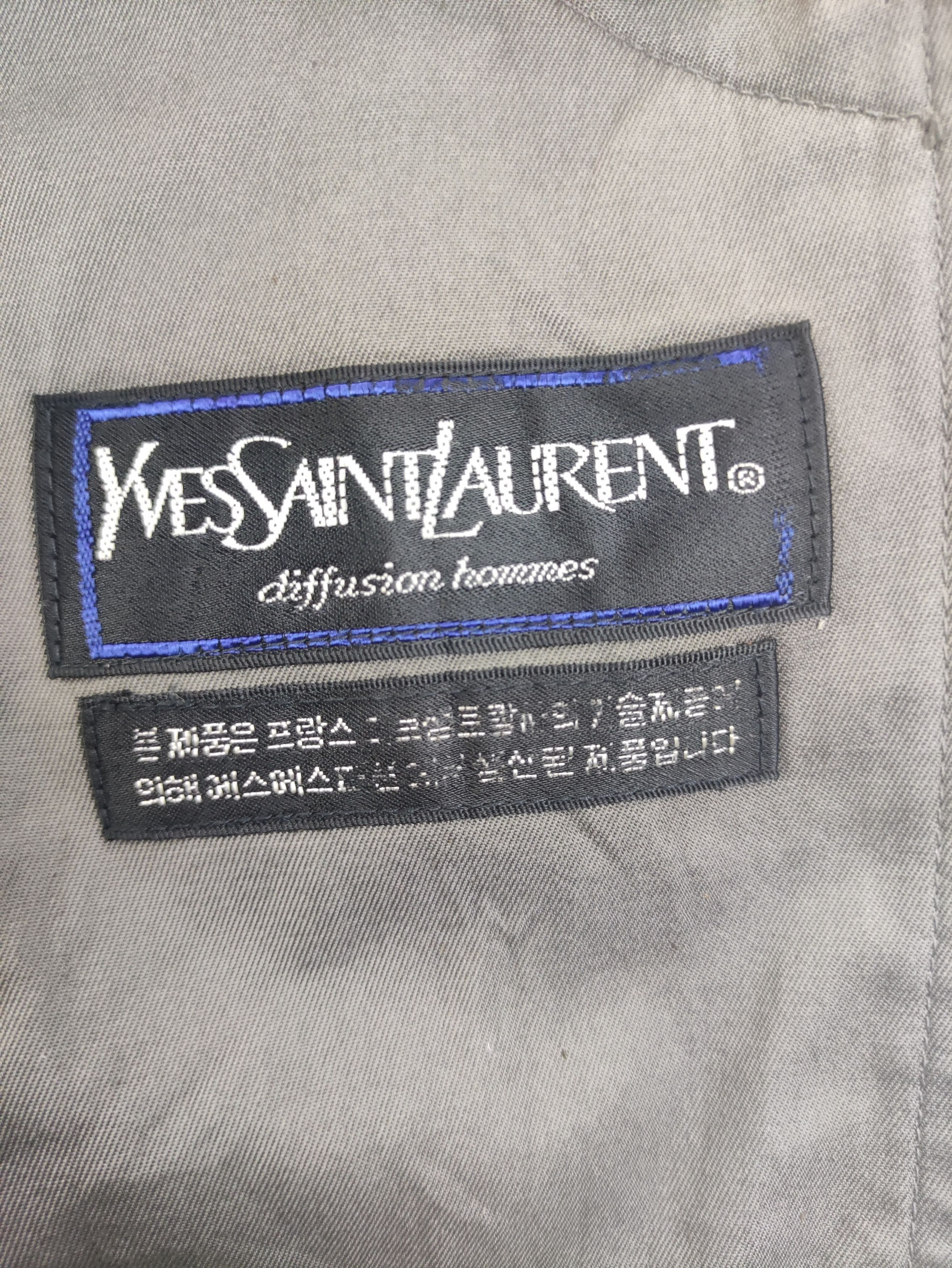 Yves Saint Laurent Vintage Yves Saint Laurent Trench Coat Jacket Size US L / EU 52-54 / 3 - 11 Thumbnail