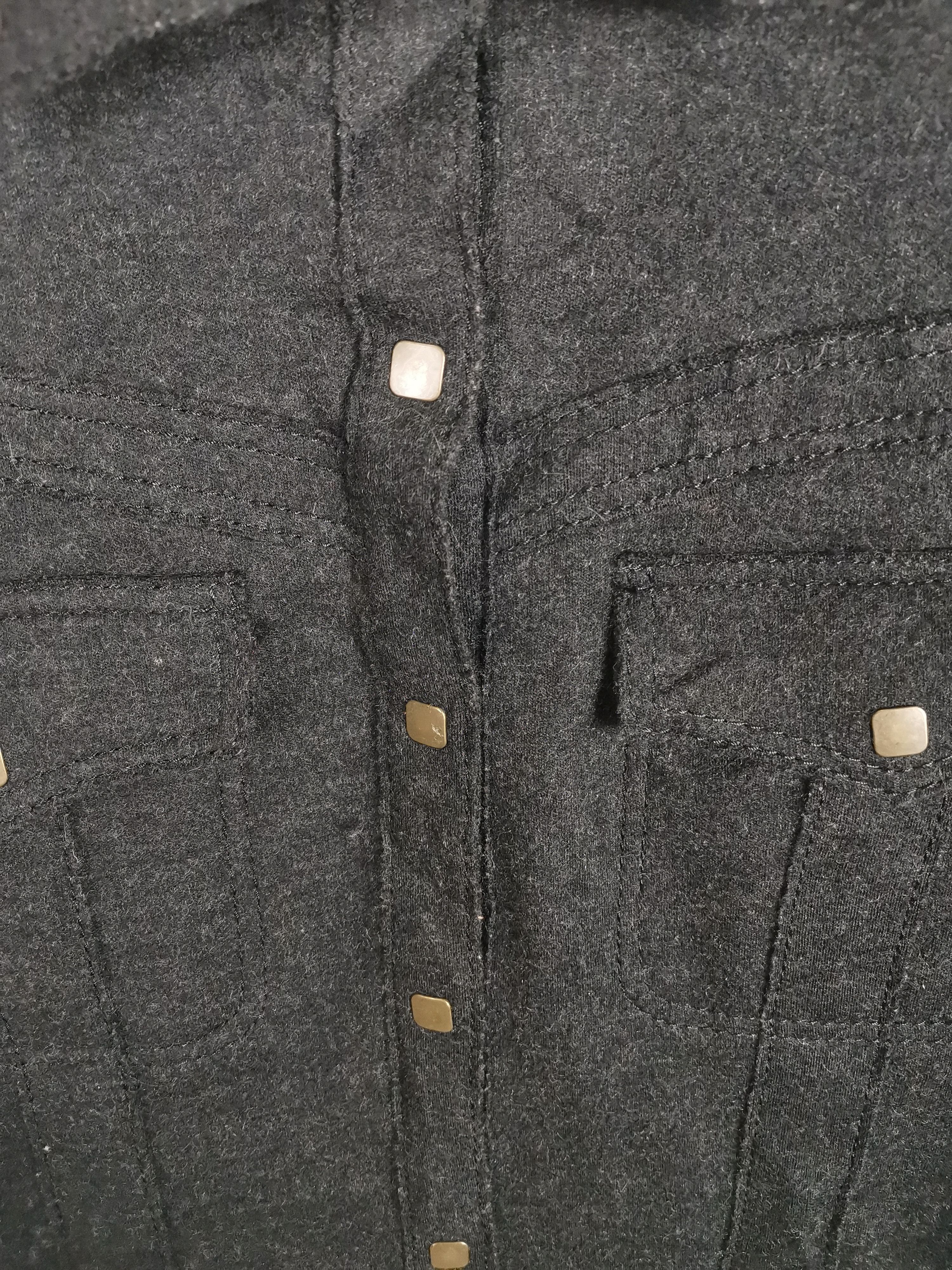 Japanese Brand Vintage 90s Wool Flannel Shirt Jacket By Missel Size US M / EU 48-50 / 2 - 2 Thumbnail