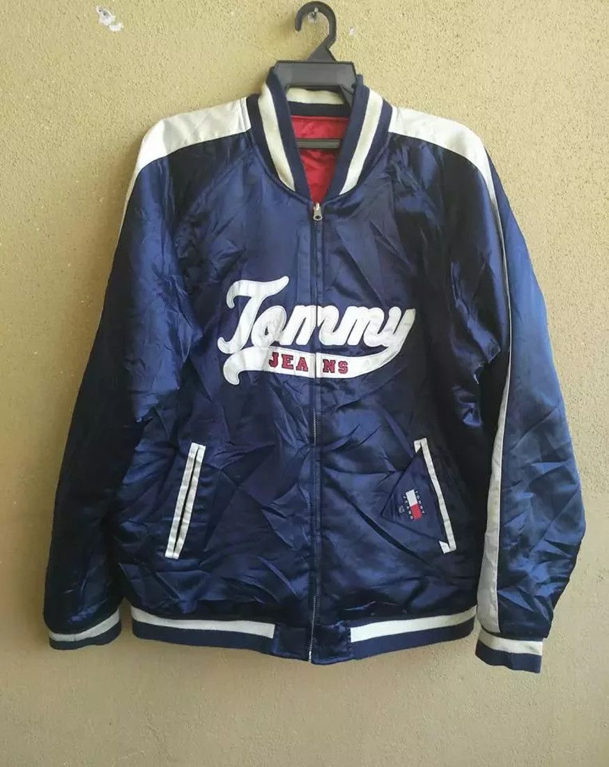 Tommy Hilfiger × Tommy Jeans Vintage Tommy Reversible Quilted Bomber Jacket Size US XL / EU 56 / 4 - 8 Thumbnail