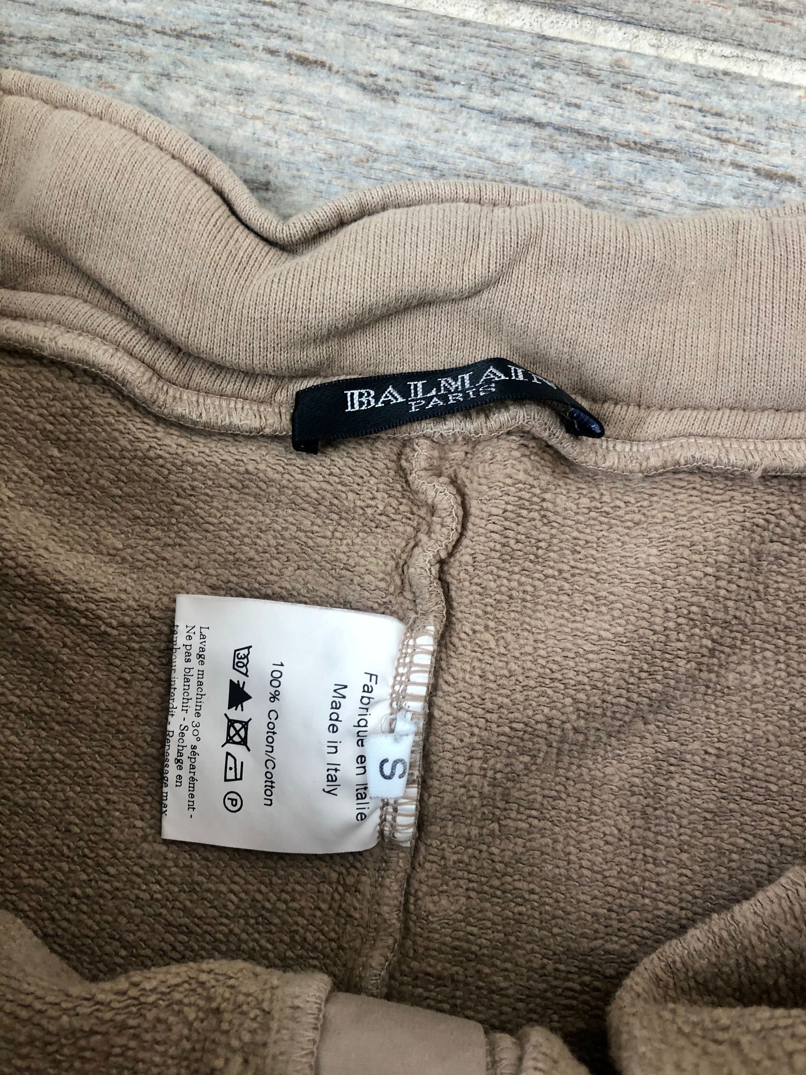 Balmain × Pierre Balmain Balmain Biker Sweatpants Sz S Size US 30 / EU 46 - 2 Thumbnail