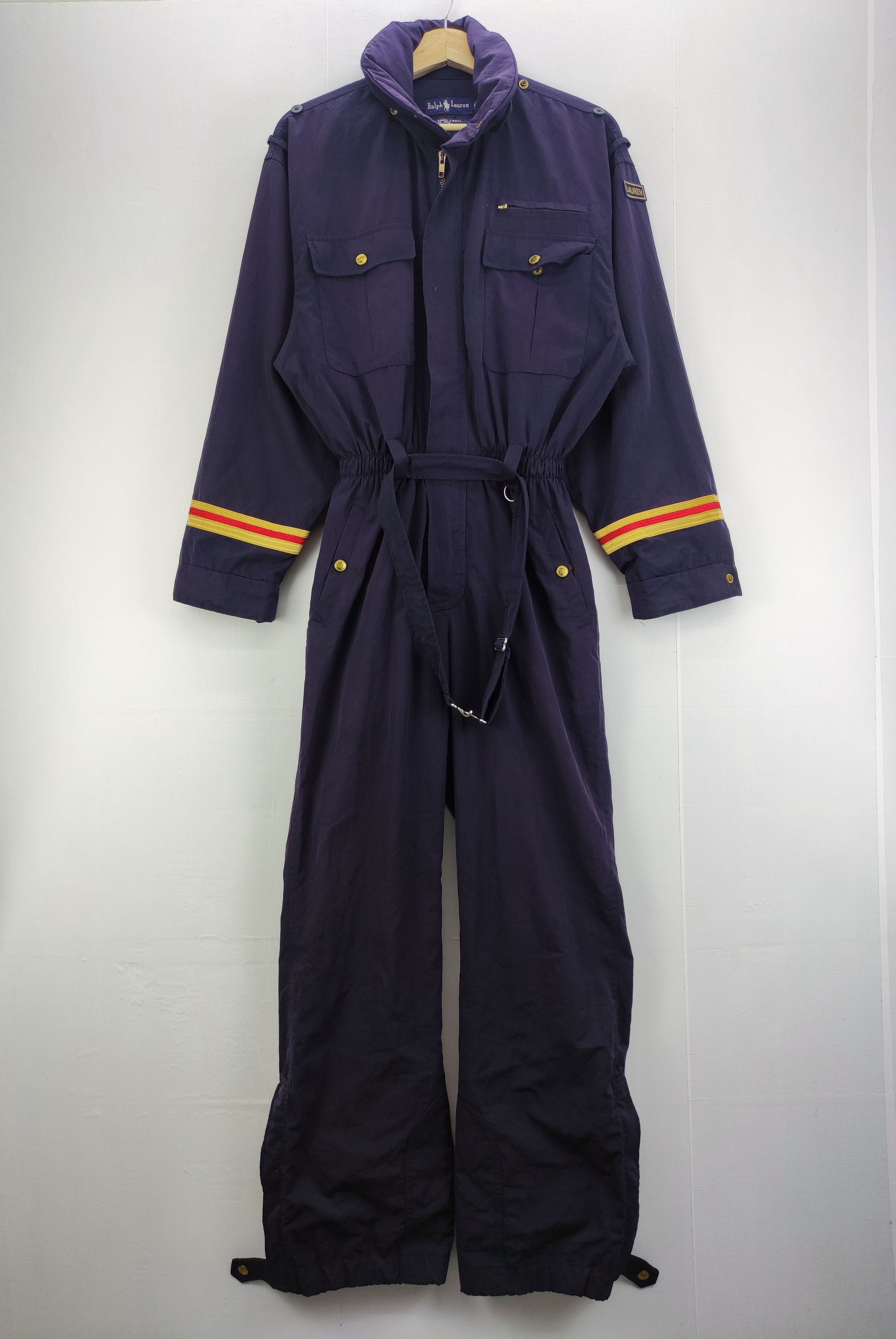 Vintage Polo Ralph Lauren Overalls With Hoodie