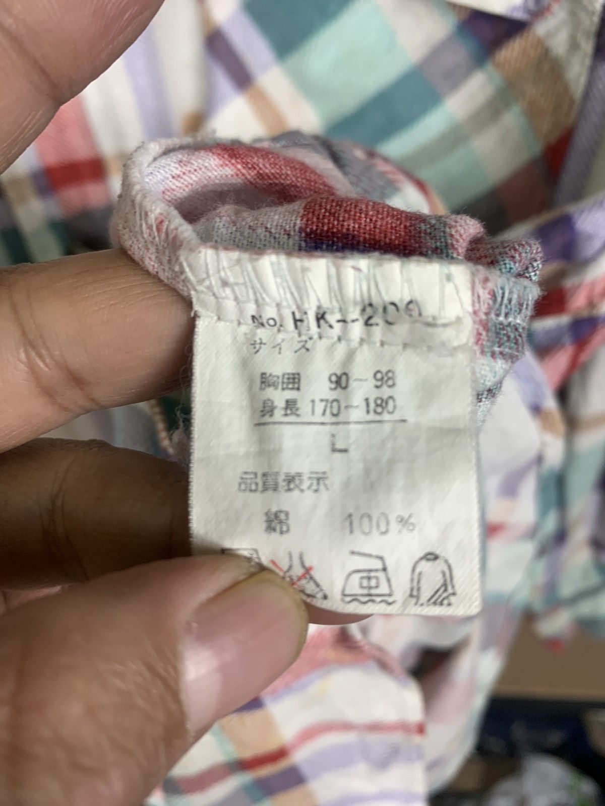 Japanese Brand Vintage 90s Rock Keeper Flannel Shirt Button Ups Size US L / EU 52-54 / 3 - 6 Thumbnail