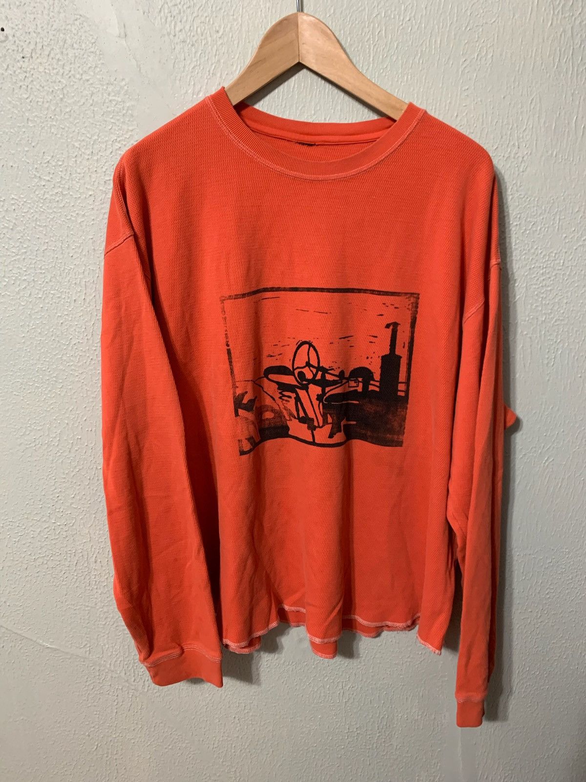 Vintage Vintage Tractor Seat Art Longsleeve Grailed