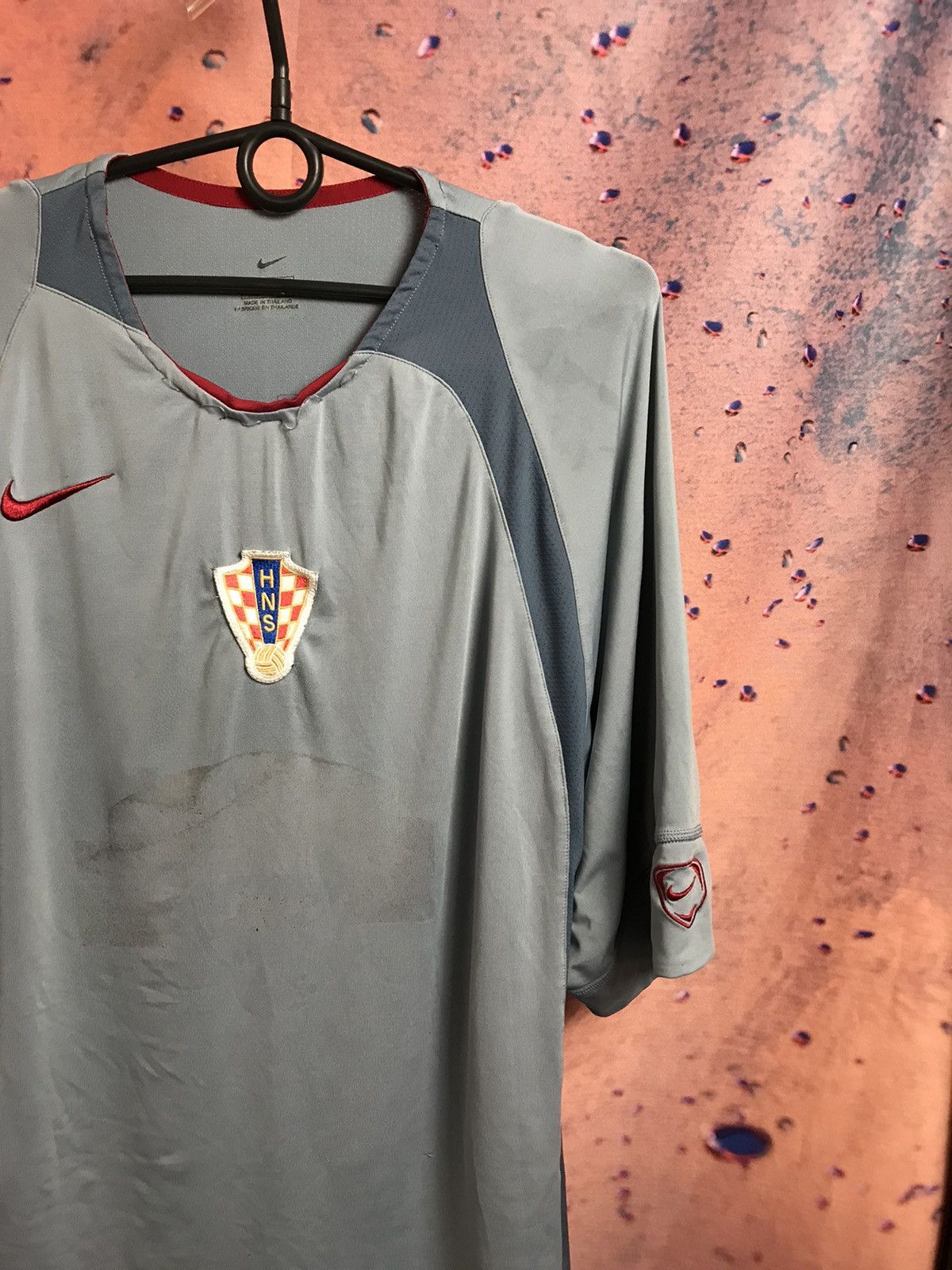 Vintage Vintage Nike Croatia soccer jersey Size US L / EU 52-54 / 3 - 1 Thumbnail