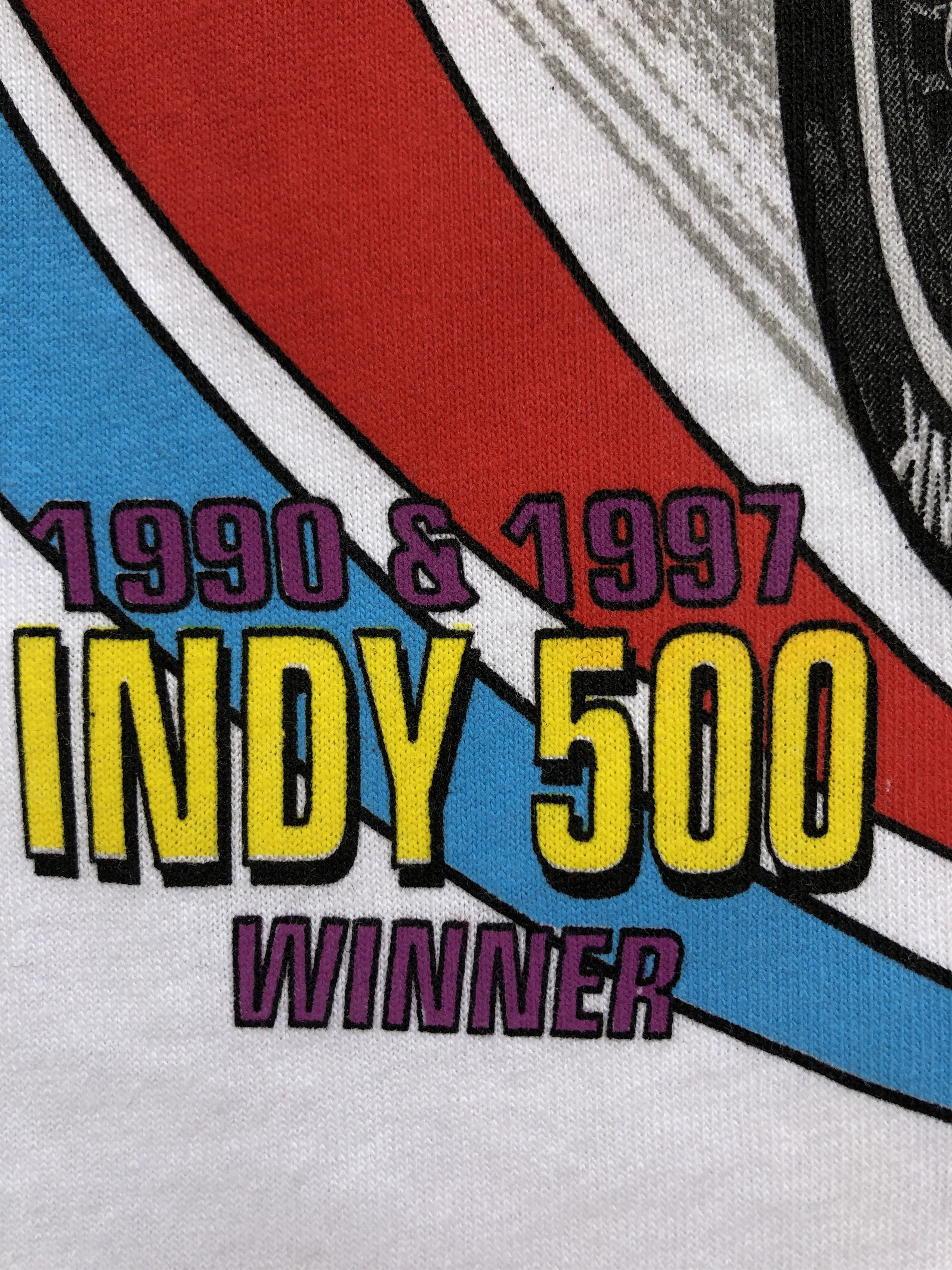 All Sport × Vintage Vintage Arie Luyendyk Racing Tee Y2K Drill Hype Mens White Size US S / EU 44-46 / 1 - 5 Thumbnail