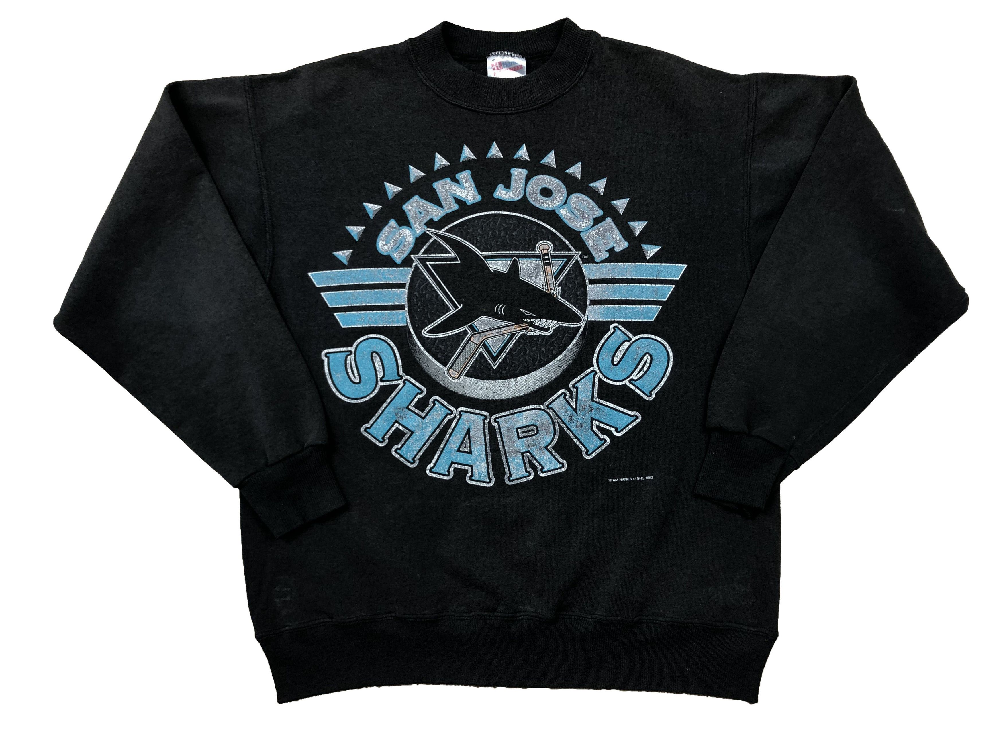 Made In Usa × NHL × Vintage Vintage rare san jose sharks 90s sweatshirt |  Grailed