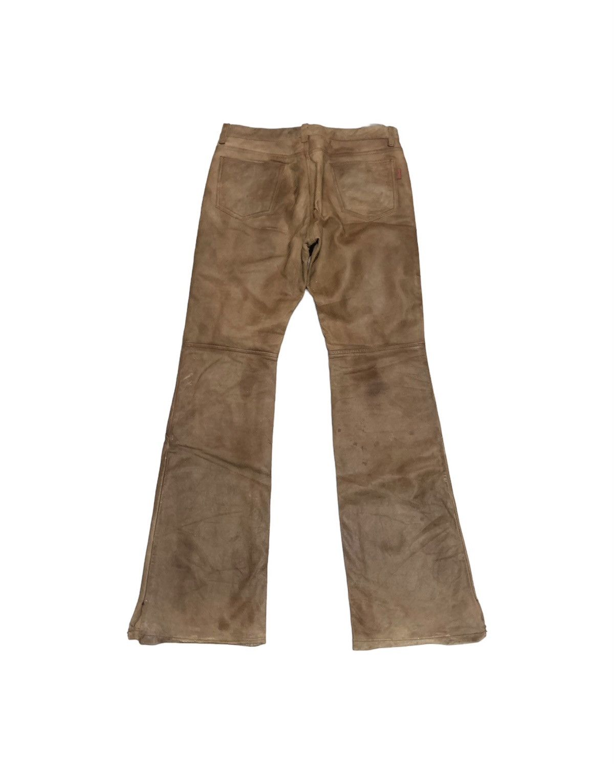 Patchwork Leather Pants | Grailed