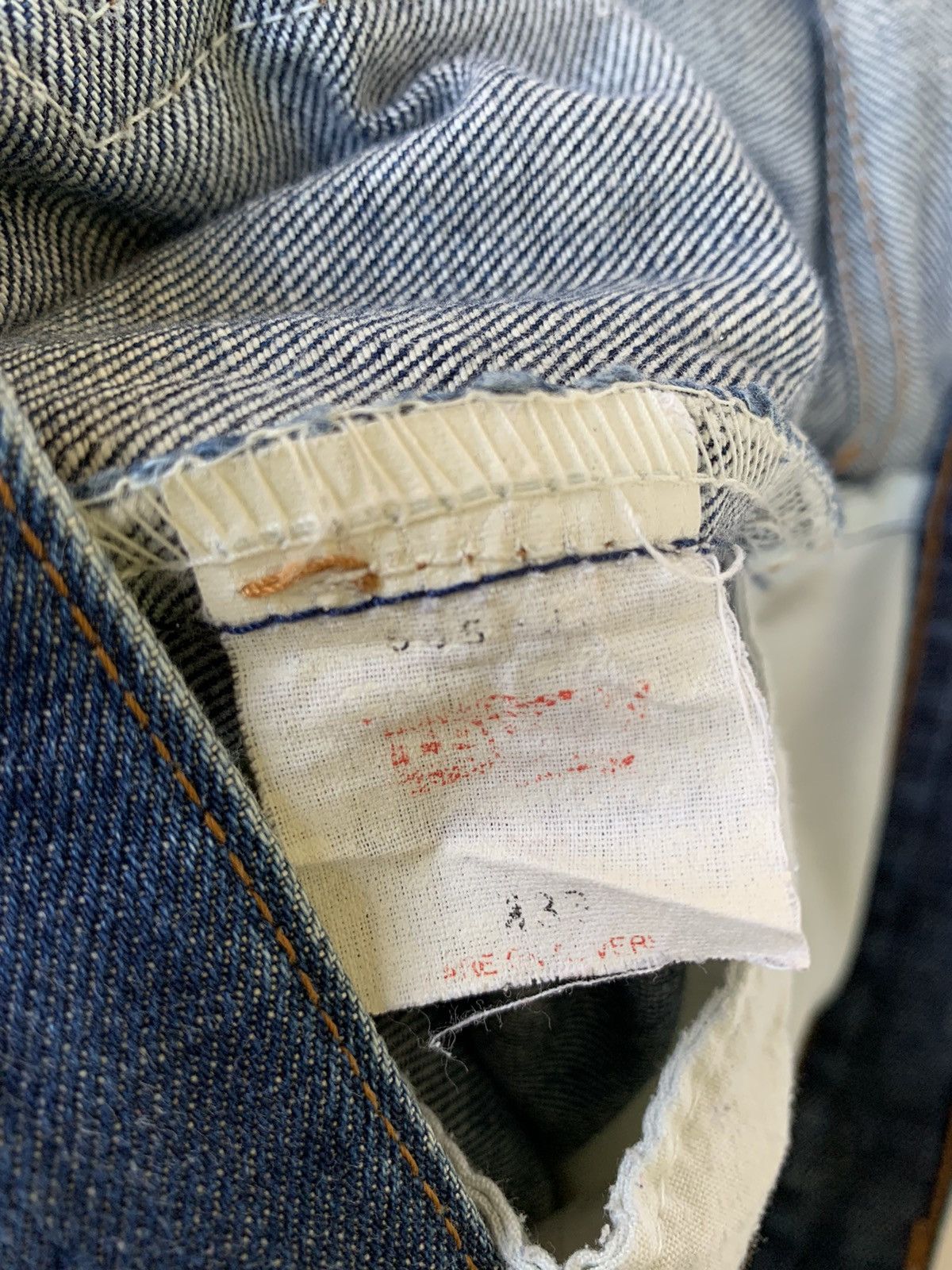 Levi's × Vintage Vintage 80s Levis 505 Distressed Denim Size US 33 - 20 Thumbnail