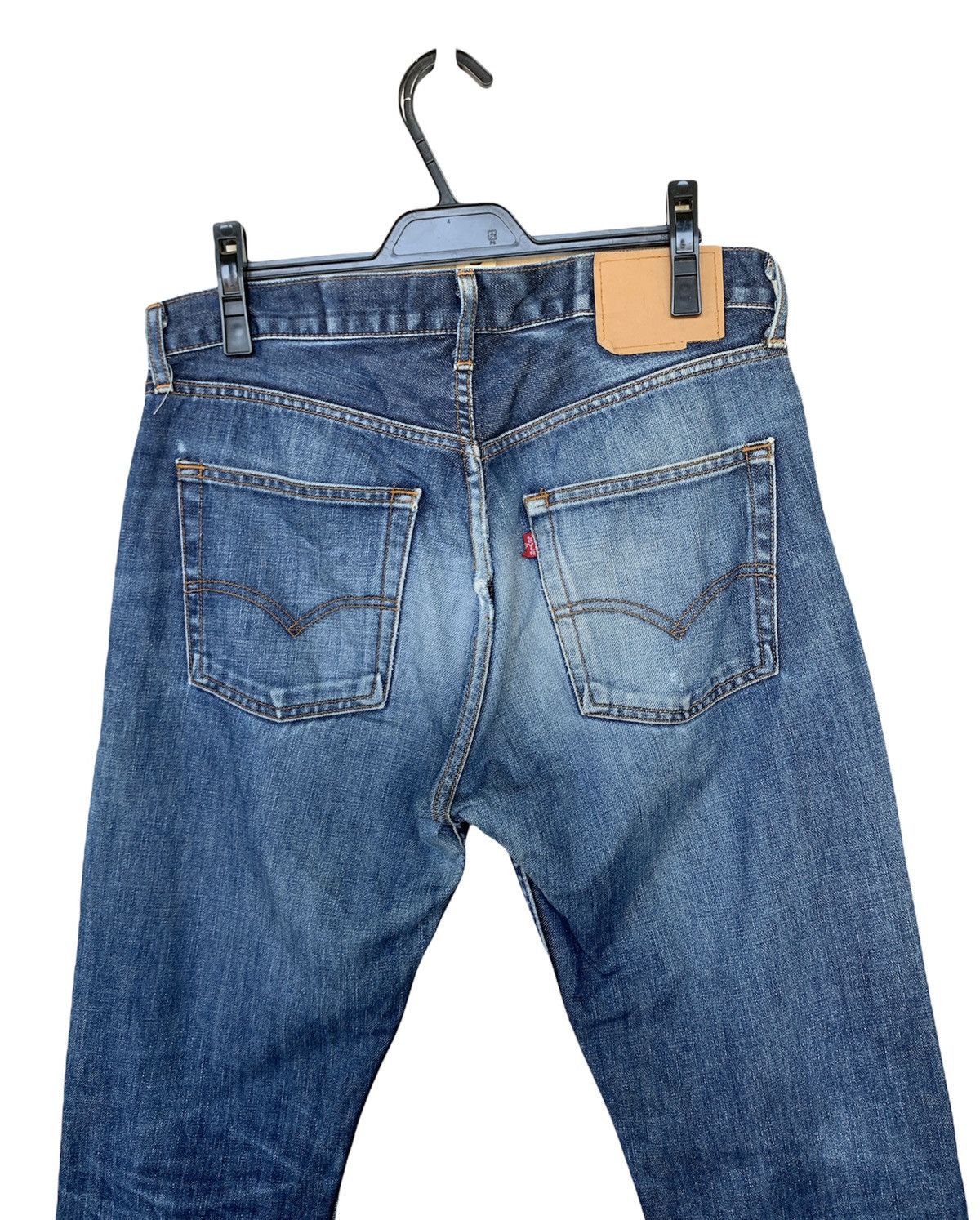 Levi's × Vintage Vintage 80s Levis 505 Distressed Denim Size US 33 - 3 Thumbnail